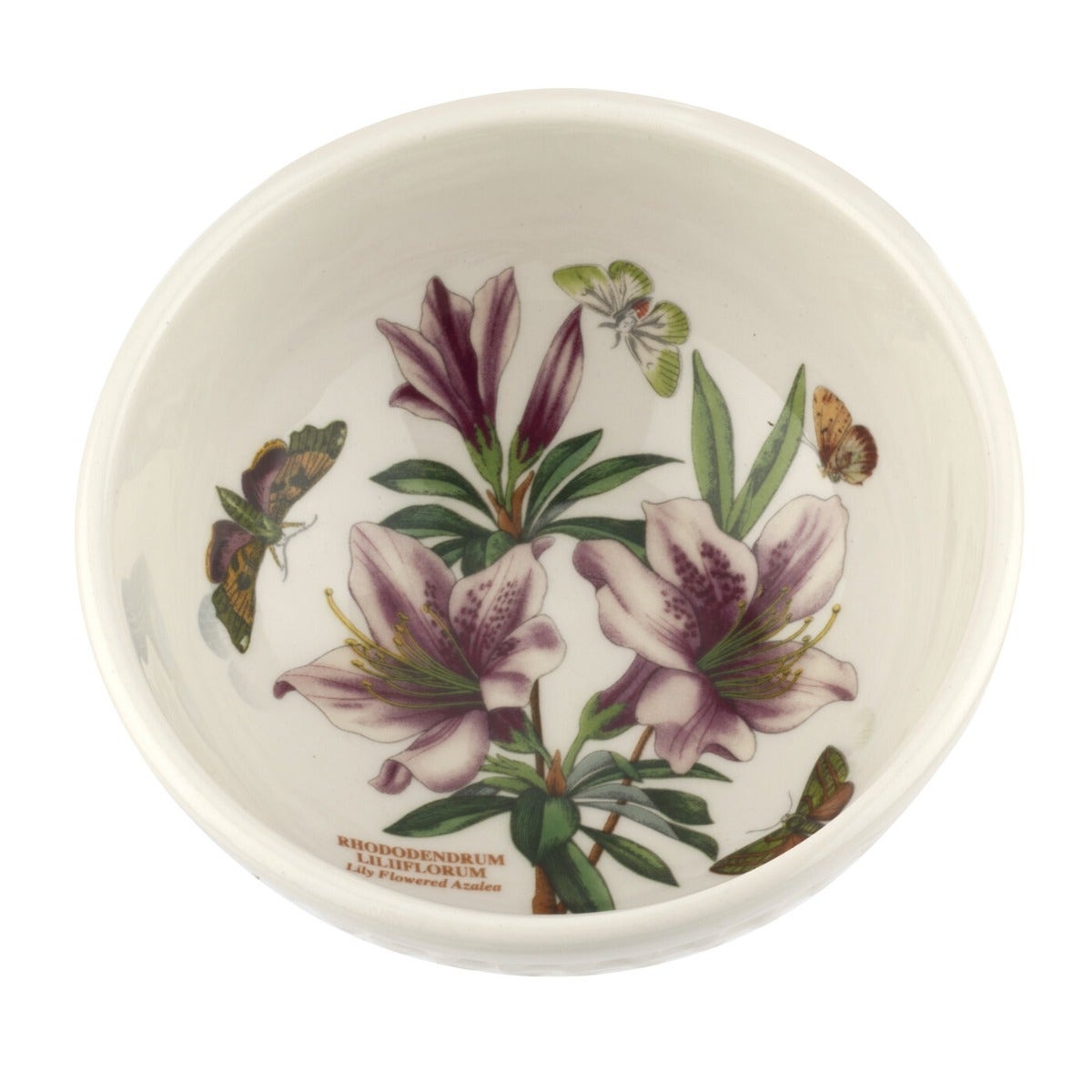 Seconds Portmeirion Botanic Garden Embossed 5.5 Inch Fruit Salad Bowl - No Guarantee of Flower Design