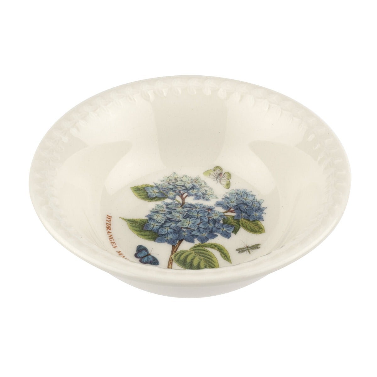 Seconds Portmeirion Botanic Garden Embossed 14cm Low Bowl - No Guarantee of Flower Design