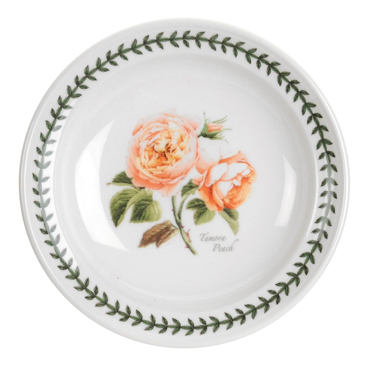 Seconds Portmeirion Botanic Roses Set Of 6 5 Inch Bread Plate (Romantic Shape) - No Guarantee Of Flower Design