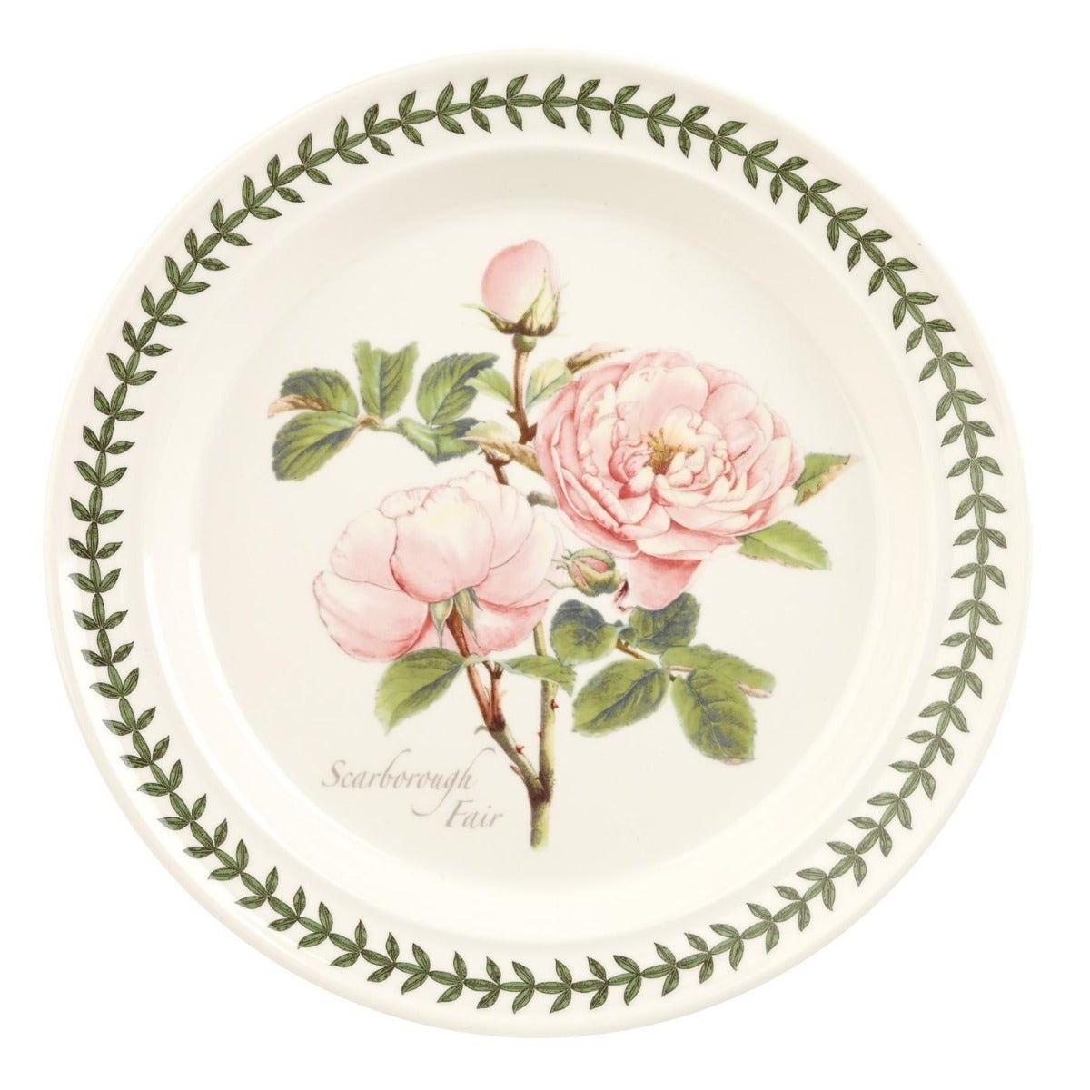 Seconds Portmeirion Botanic Roses Set of 6 10 Inch Plate - No Guarantee Of Flower Design