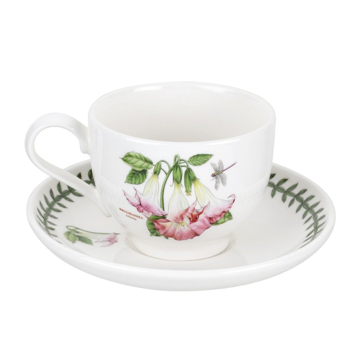 Seconds Portmeirion Exotic Botanic Garden Set of 6 Teacup and Saucer No Guarantee of Flower Design