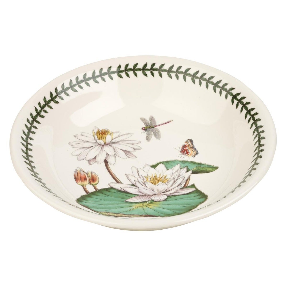 Seconds Portmeirion Exotic Botanic Garden Set of 6 8 Inch Low Bowl Pasta - No Guarantee Of Flower Design