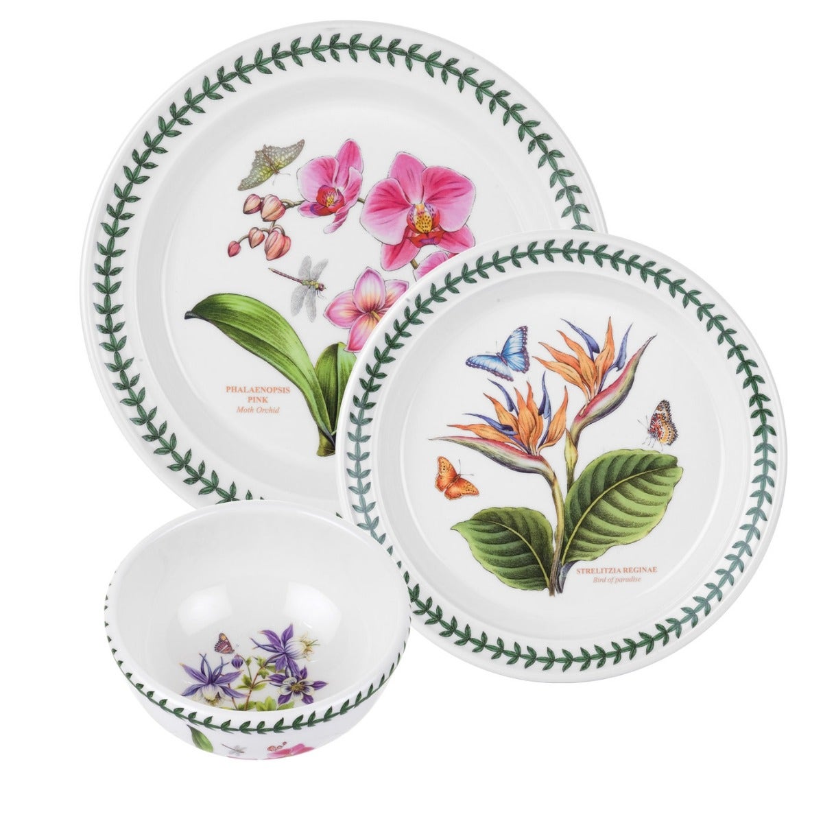 Seconds Portmeirion Exotic Botanic Garden 18 Piece Set - No Guarantee of Motif