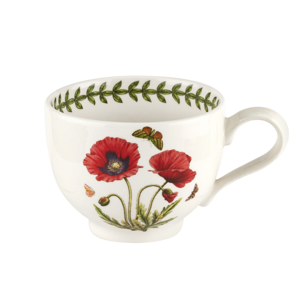 Seconds Portmeirion Botanic Garden Trad Teacup Inner Border - No Guarantee of Flower Design