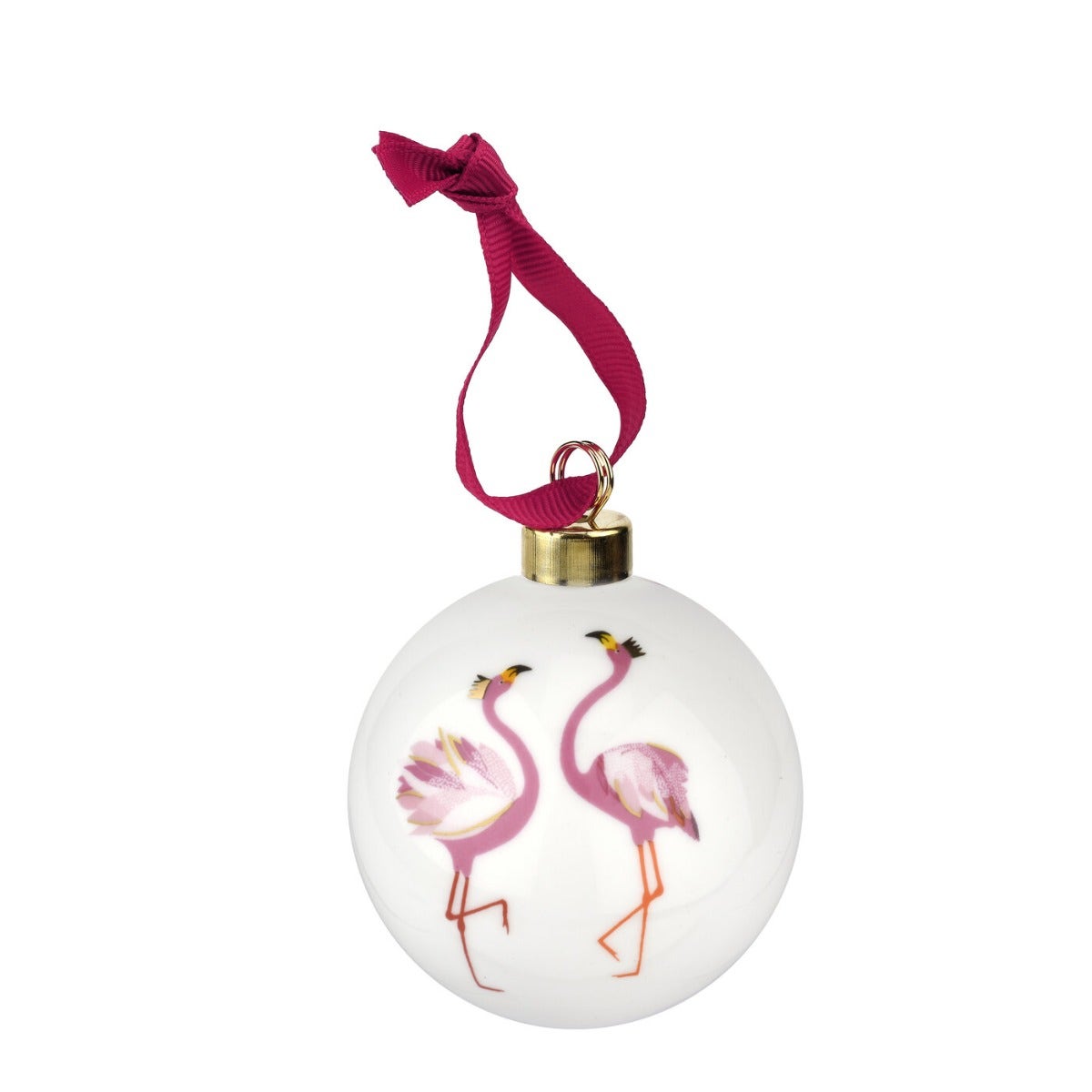 Sara Miller London Portmeirion Flamingo Bauble