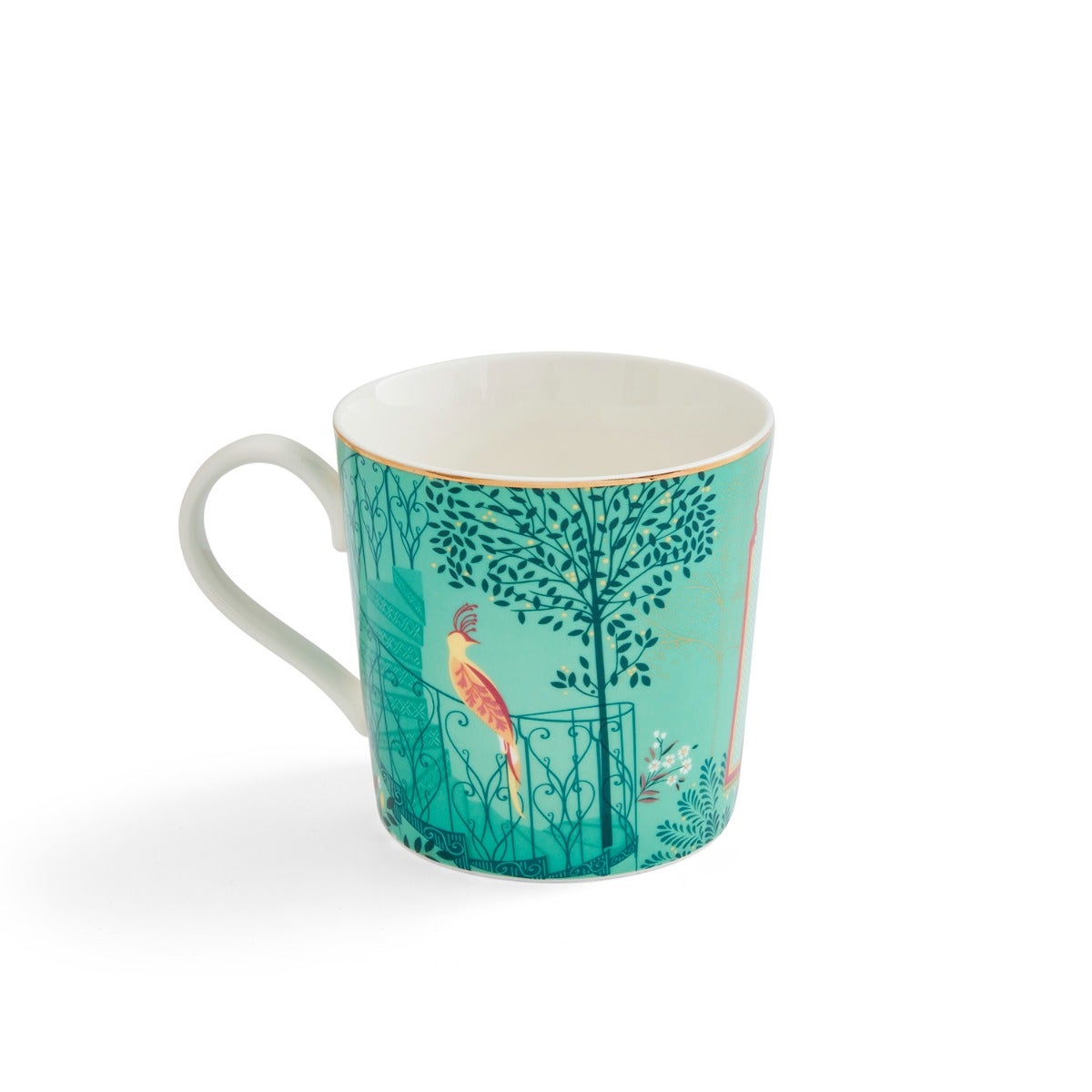 Sara Miller London India Elephant's Oasis Mug