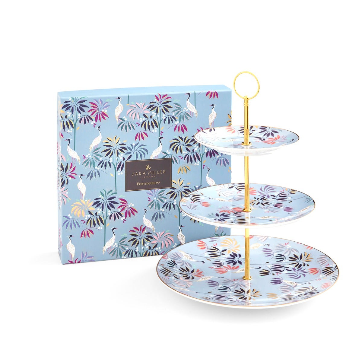 Sara Miller India 3-Tier Cake Stand