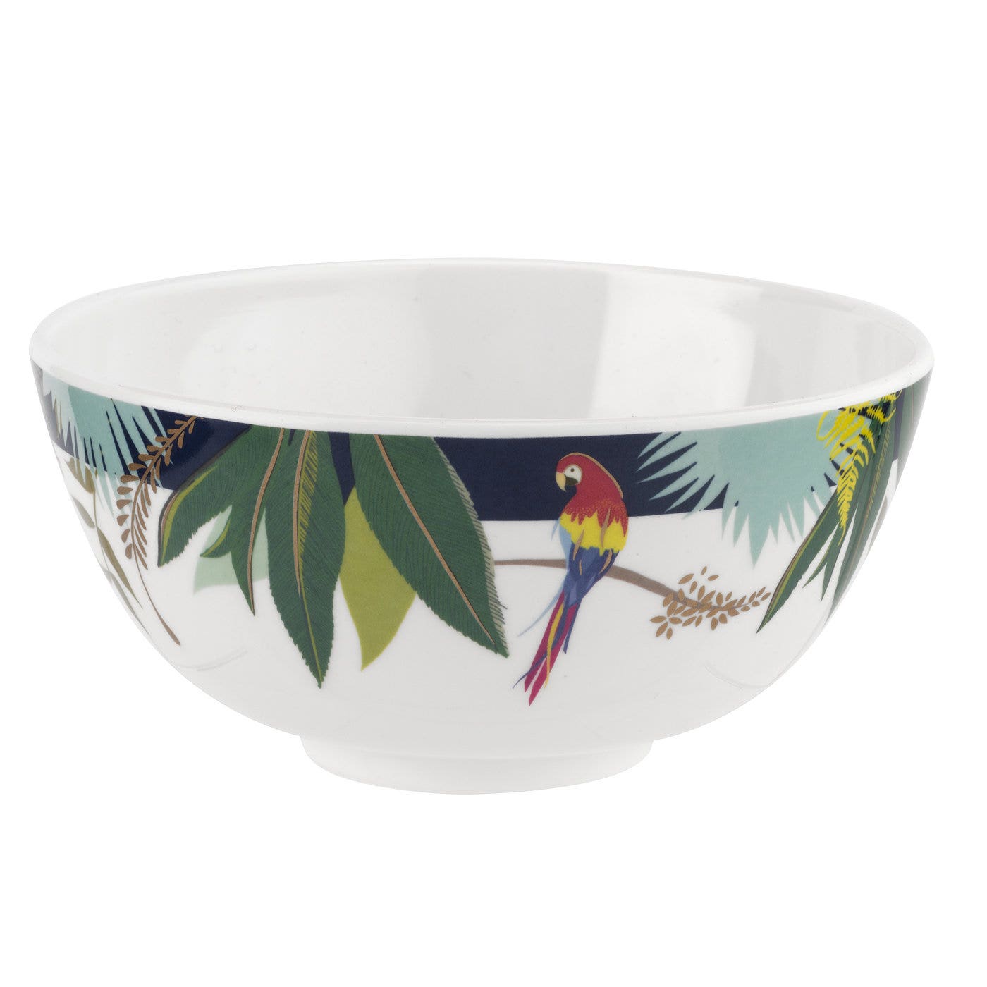 Sara Miller London Portmeirion The Parrot Melamine Bowl Set of 4