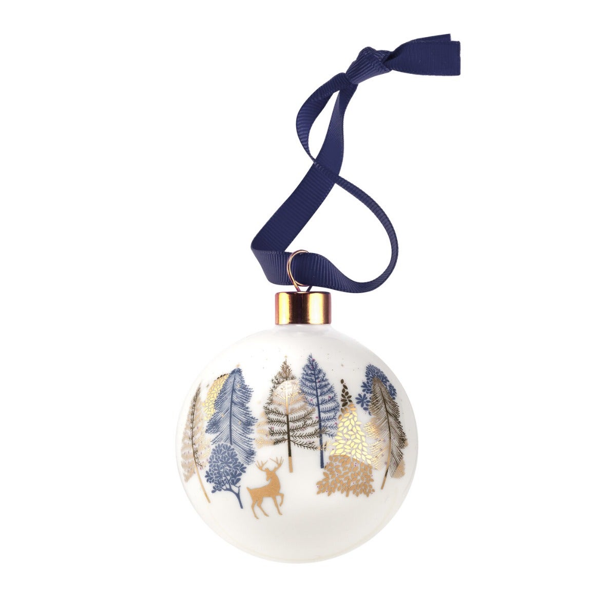 Sara Miller London Portmeirion Prancing Deer Bauble