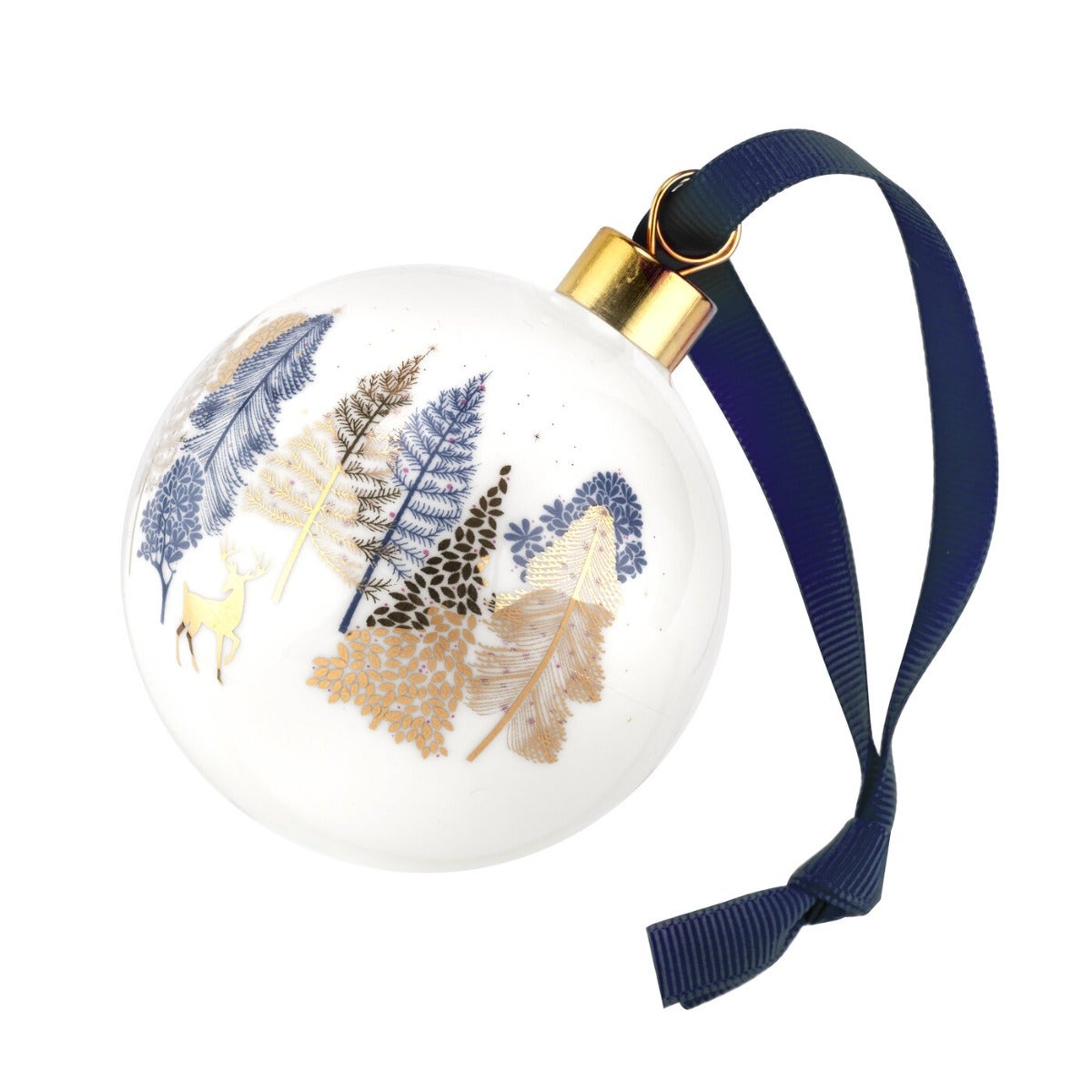 Sara Miller London Portmeirion Prancing Deer Bauble