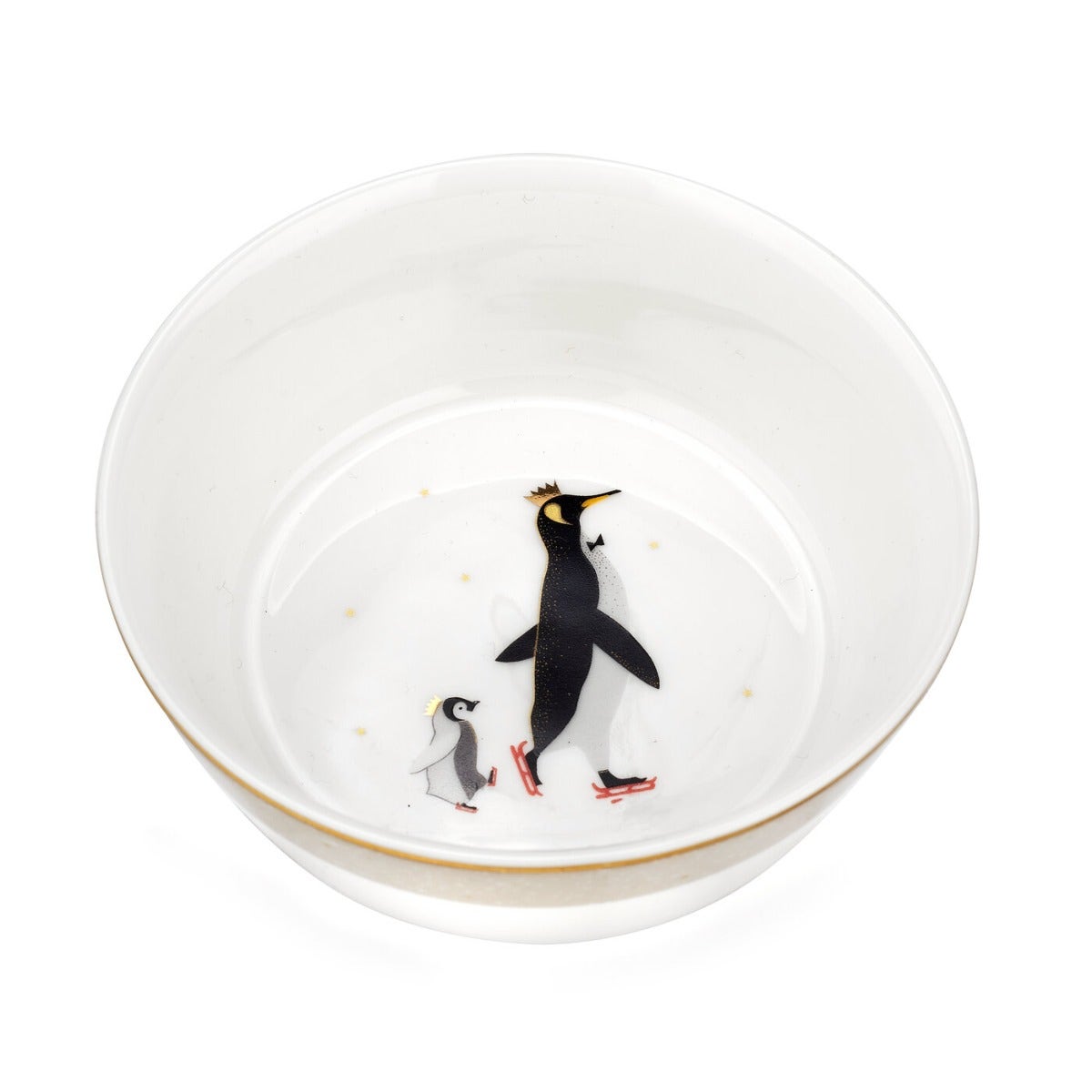 Sara Miller London Portmeirion Penguin Christmas Collection Bowls Set of 2