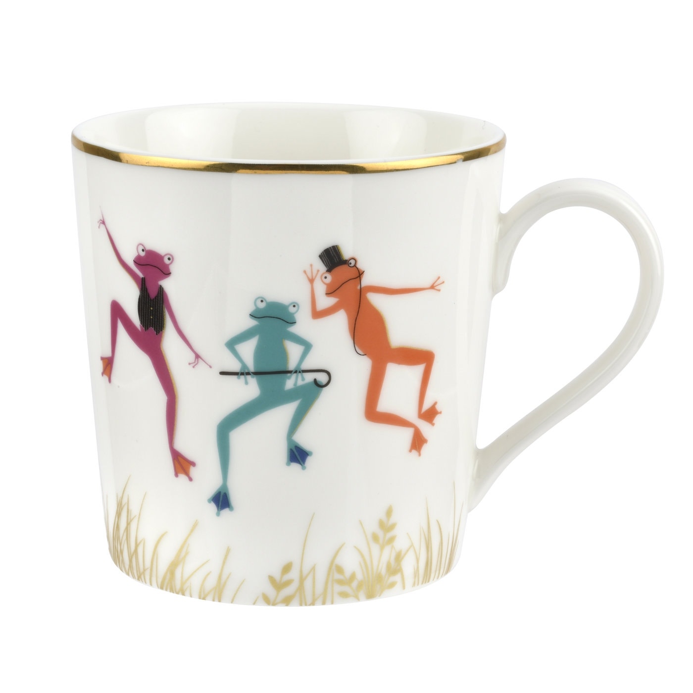 Sara Miller London Portmeirion Piccadilly Mighty Fine Frogs Mug