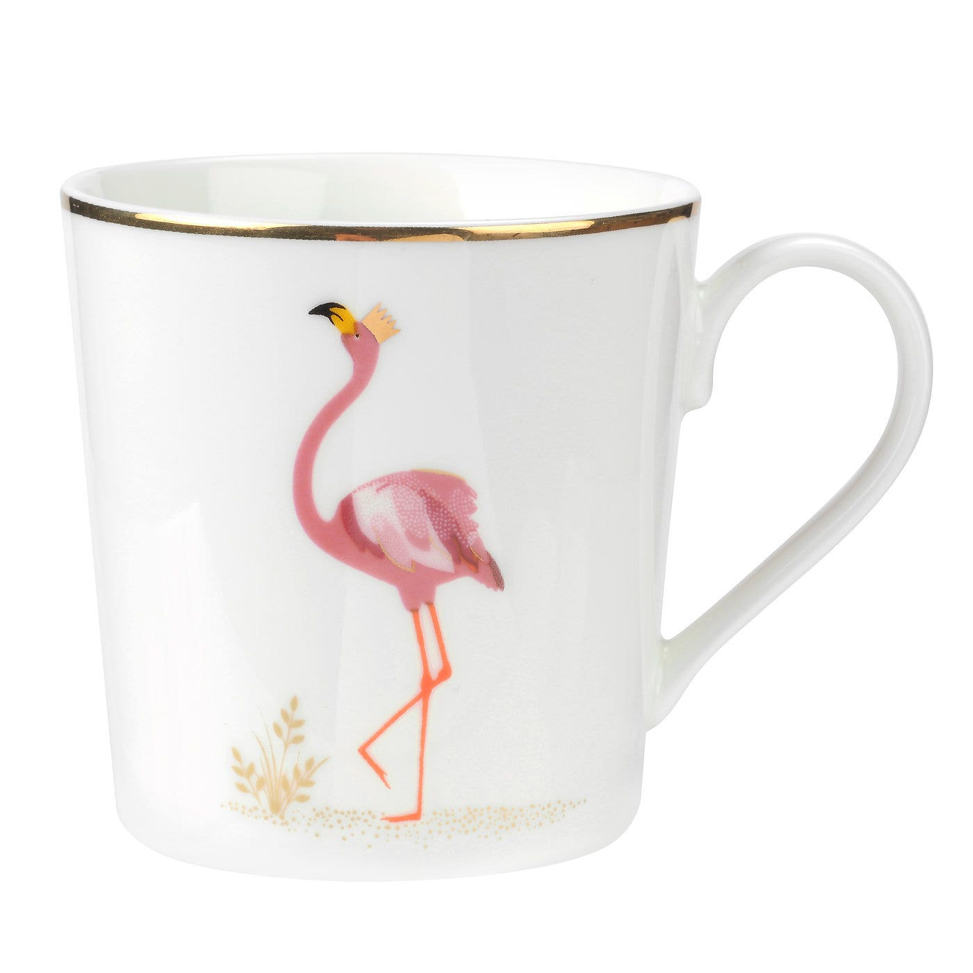 Sara Miller London Portmeirion PIccadilly Mug - Flamboyant Flamingo