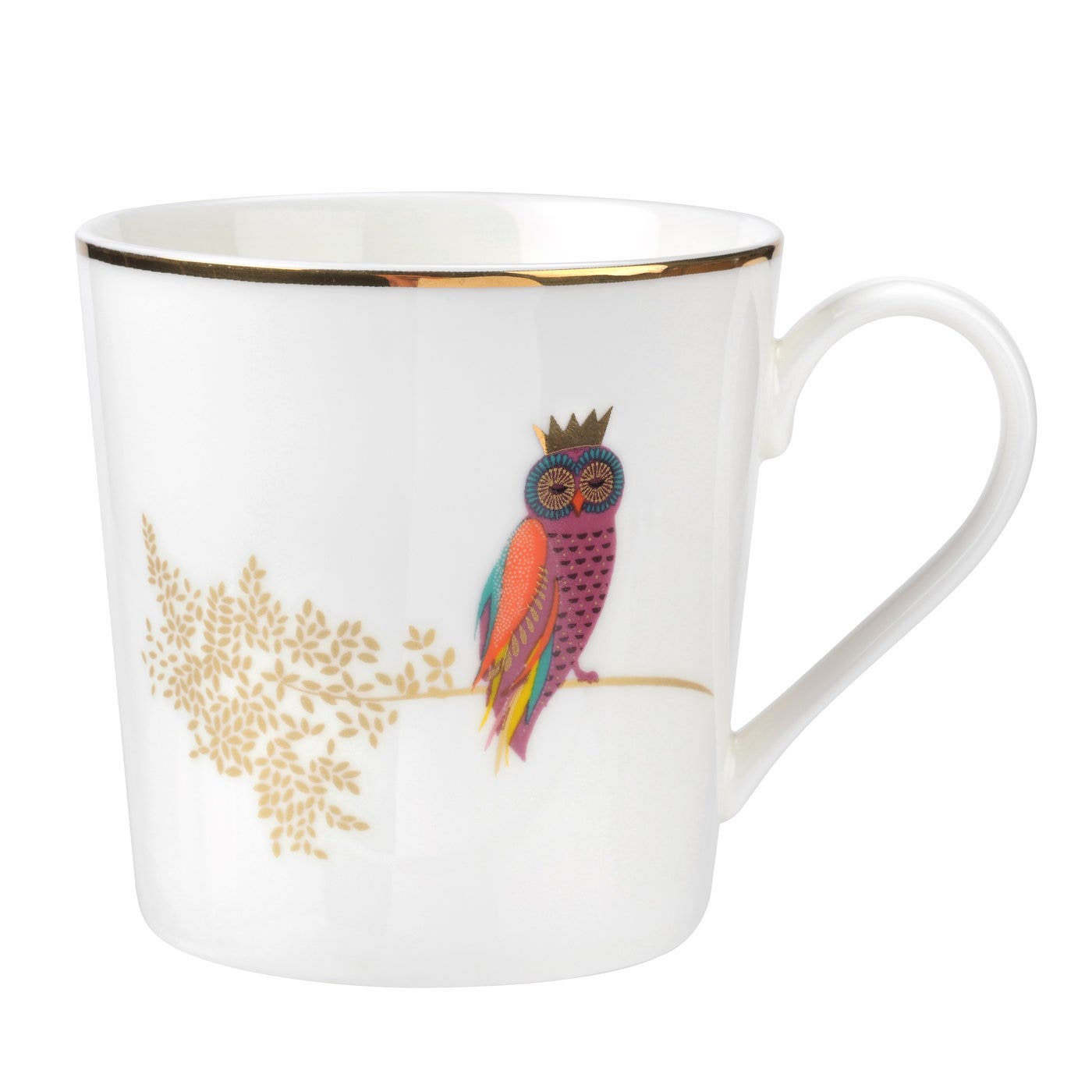 Sara Miller London Portmeirion Piccadilly Mug - Opulent Owl