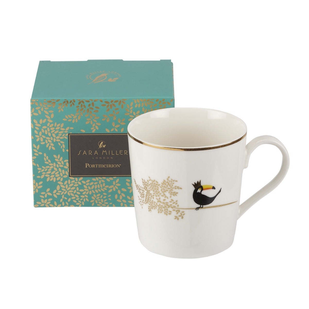 Sara Miller London Portmeirion Piccadilly Mug- Terrific Toucan