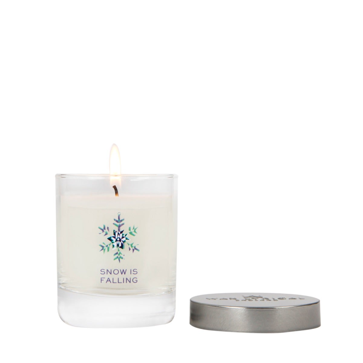 Snow is Falling Medium Candle