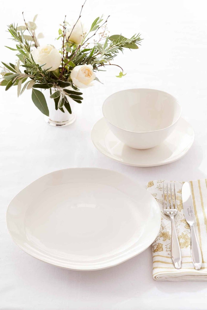 Sophie Conran Arbor 4 Dinner Plates, Cream