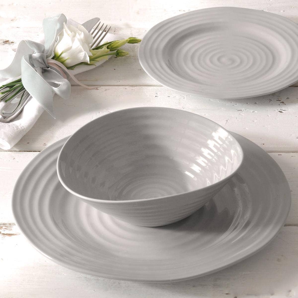 Sophie Conran for Portmeirion Grey Sorbet Dishes Set of 4