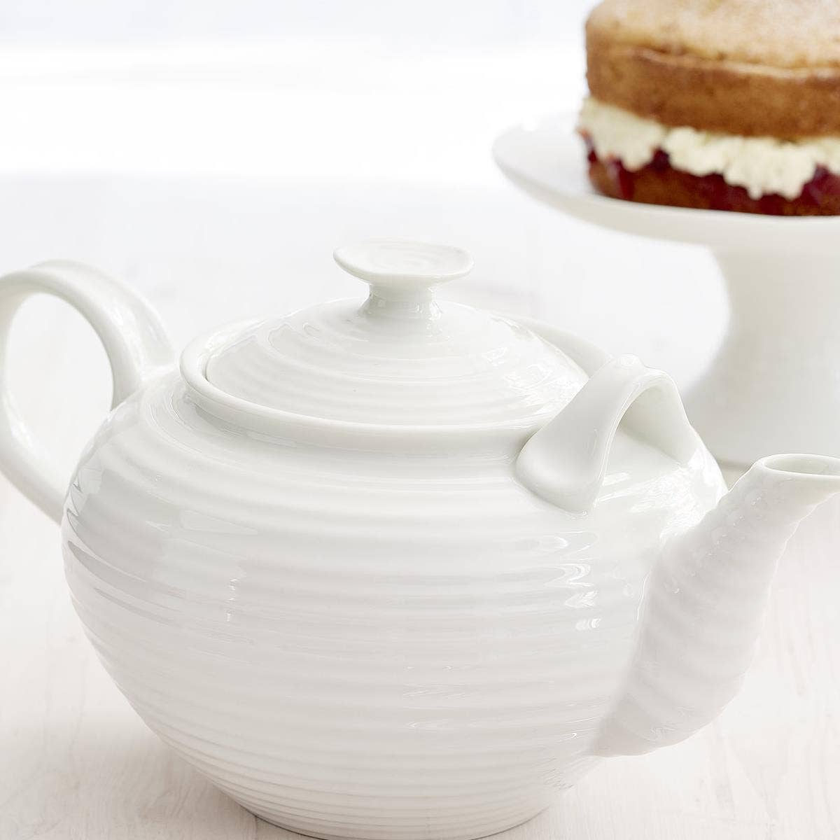 Portmeirion Sophie Conran White 3 piece Tea Set