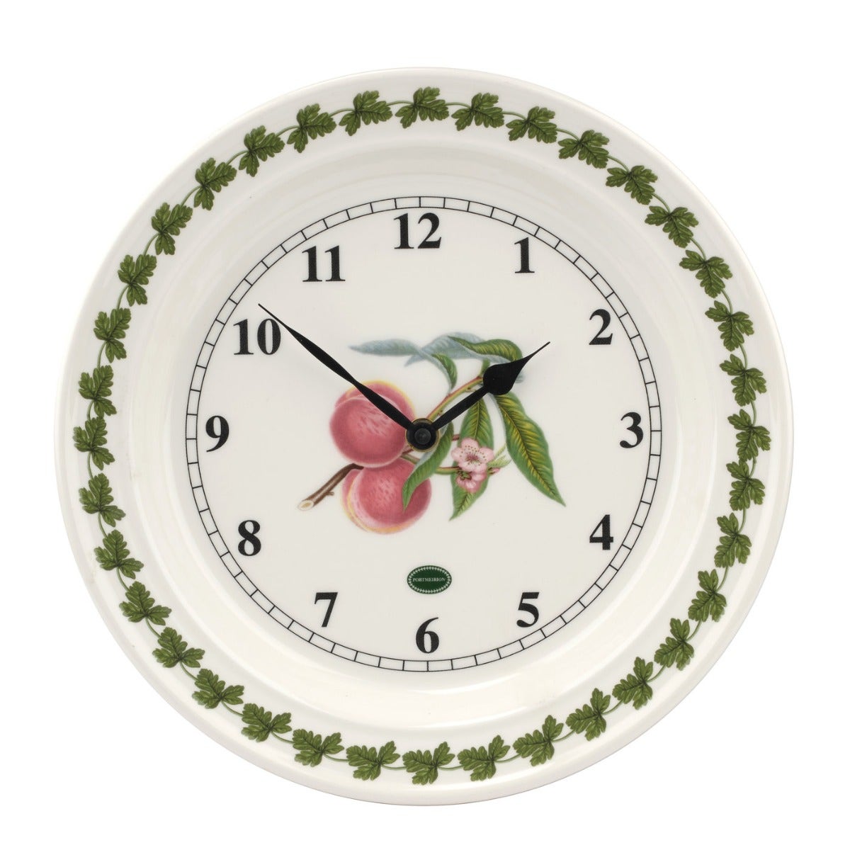 Seconds Portmeirion Pomona 10 inch Wall Clock Peach