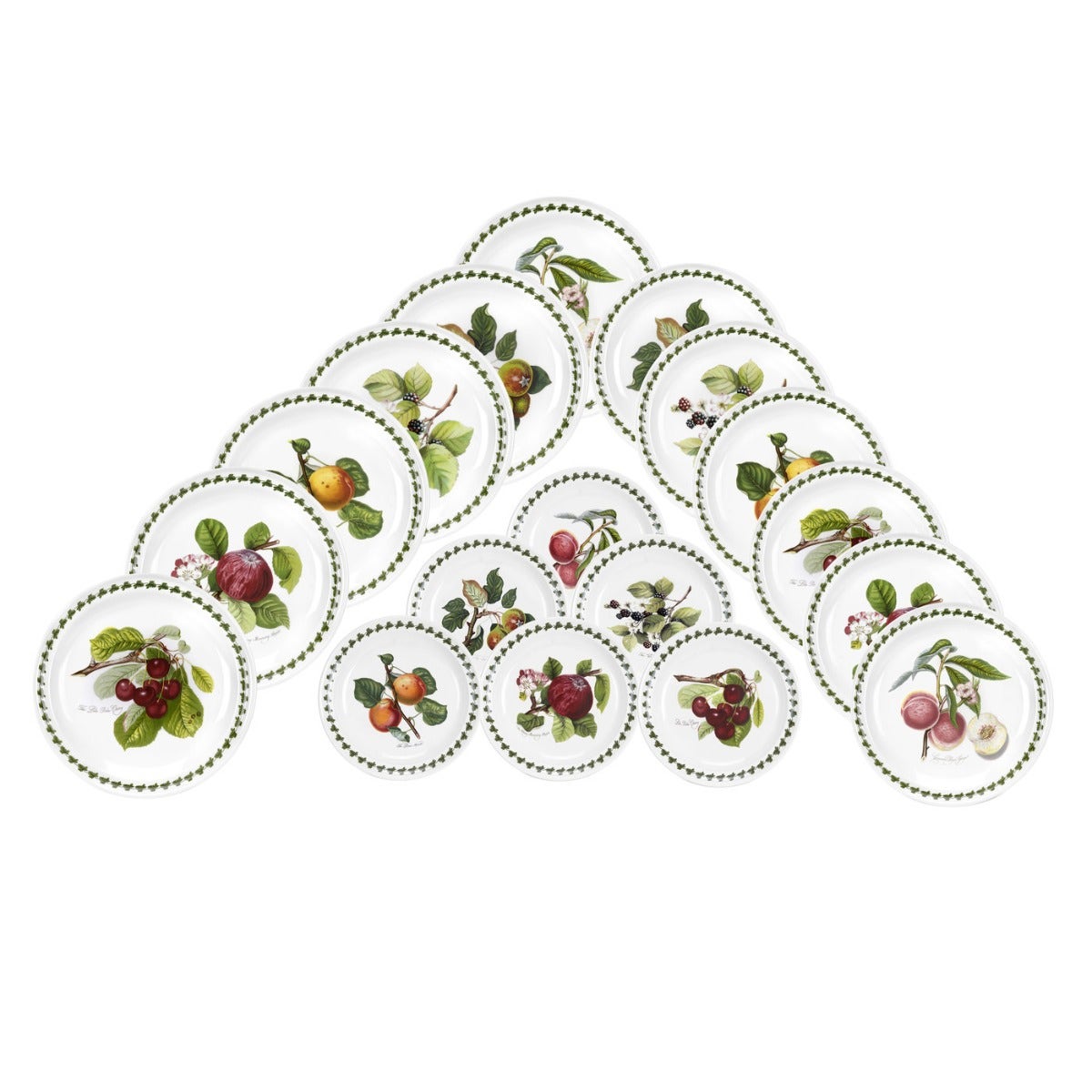 Seconds Portmeirion Pomona 18 Piece Set - No Guarantee of Fruit Design