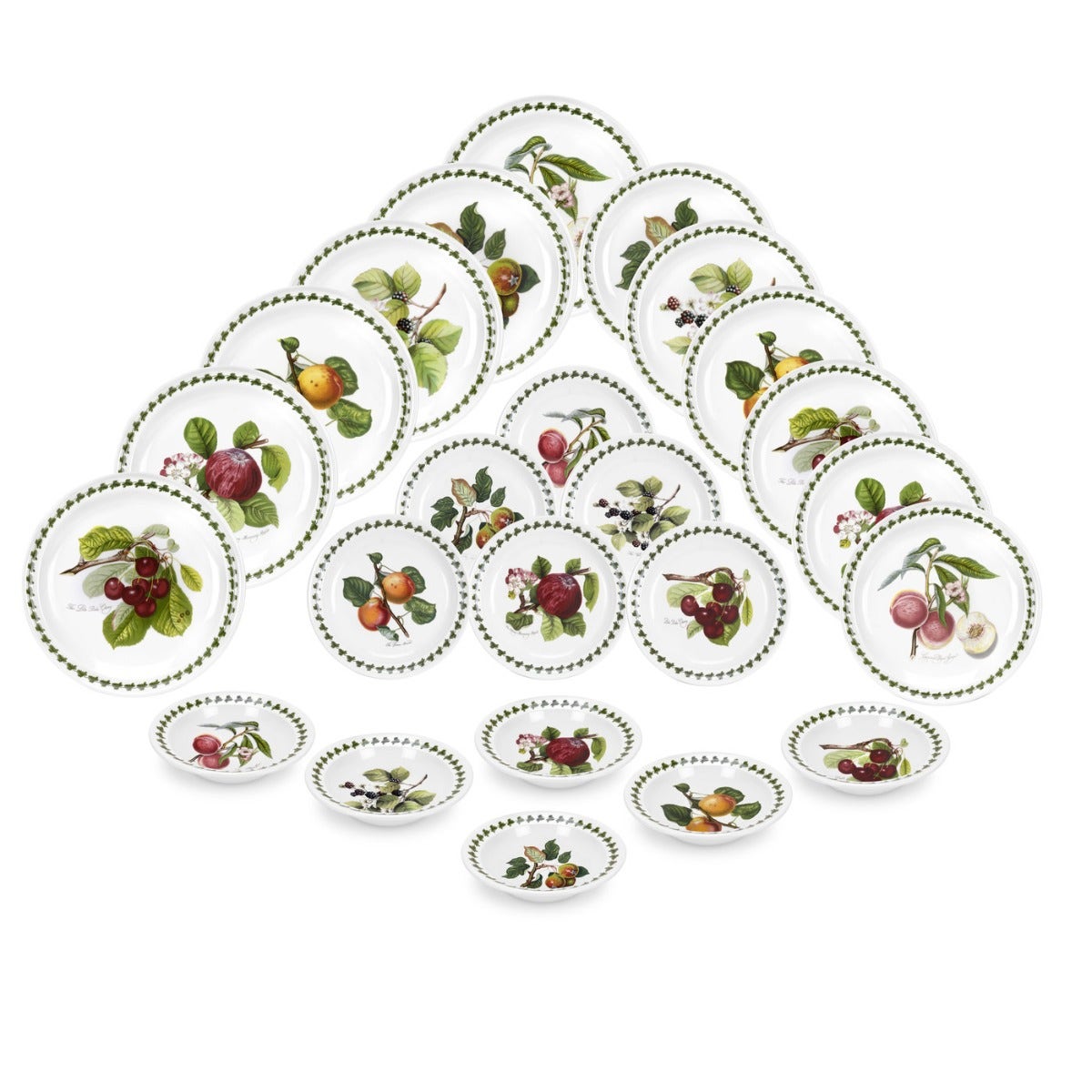 Seconds Portmeirion Pomona 24 Piece Set - No Guarantee of Fruit Design