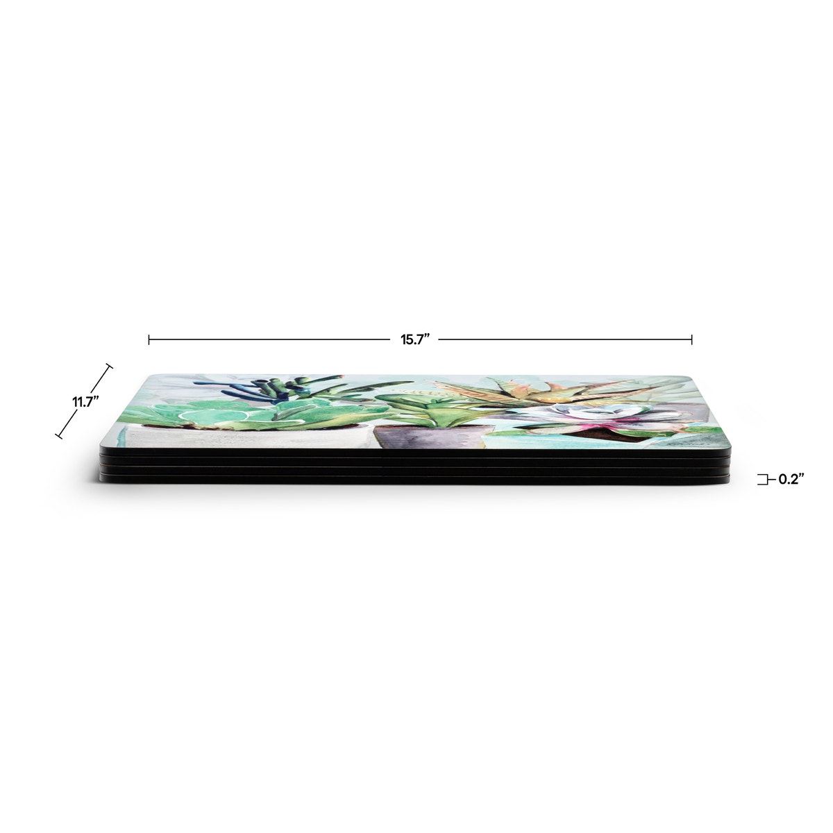 Pimpernel Succulents Set of 4 Placemats
