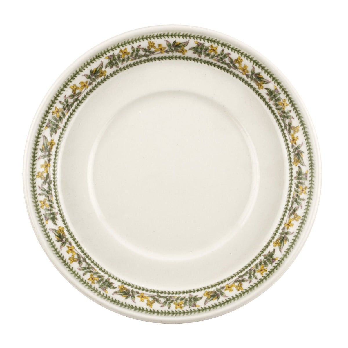 Seconds Portmeirion Variations Set Of 6 Tea Cup and Saucers (Drum Shape) - No Guarantee of Flower Design