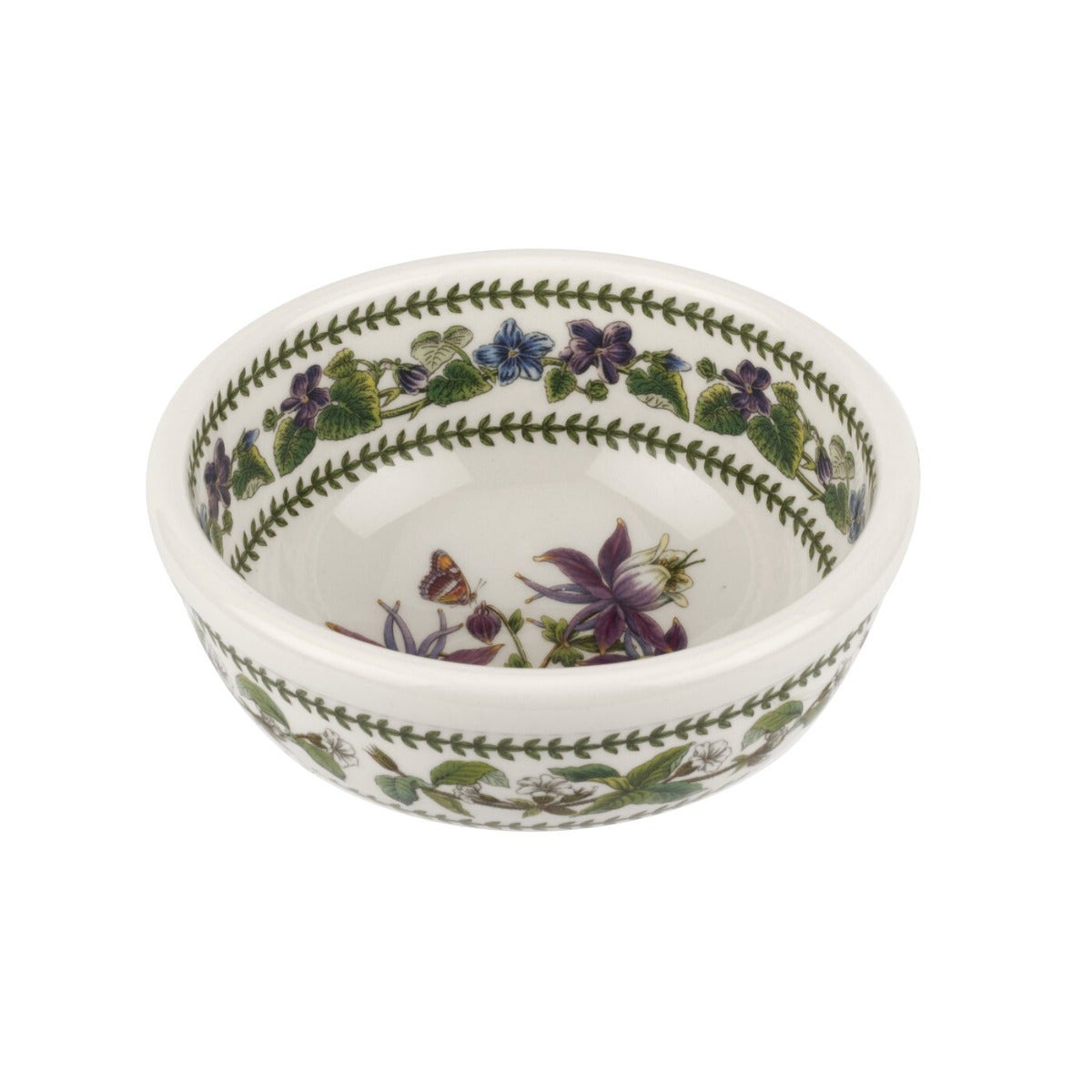 Seconds Portmeirion Variations Set Of 6 4.5 Inch Fruit Salad Bowls - No Guarantee of Flower Design