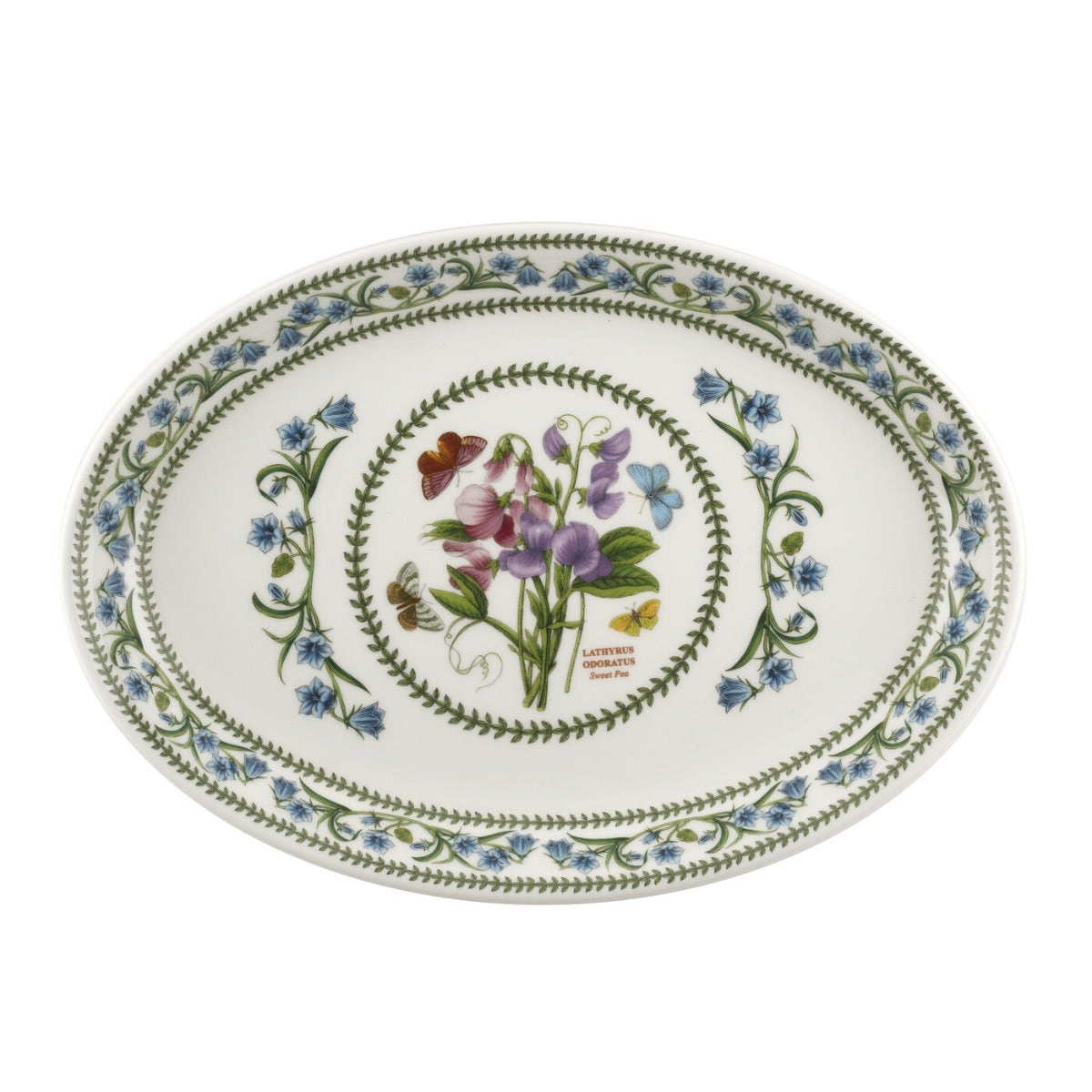 Seconds Portmeirion Variations 11 Inch Oval Platter - No Guarantee of Flower Design