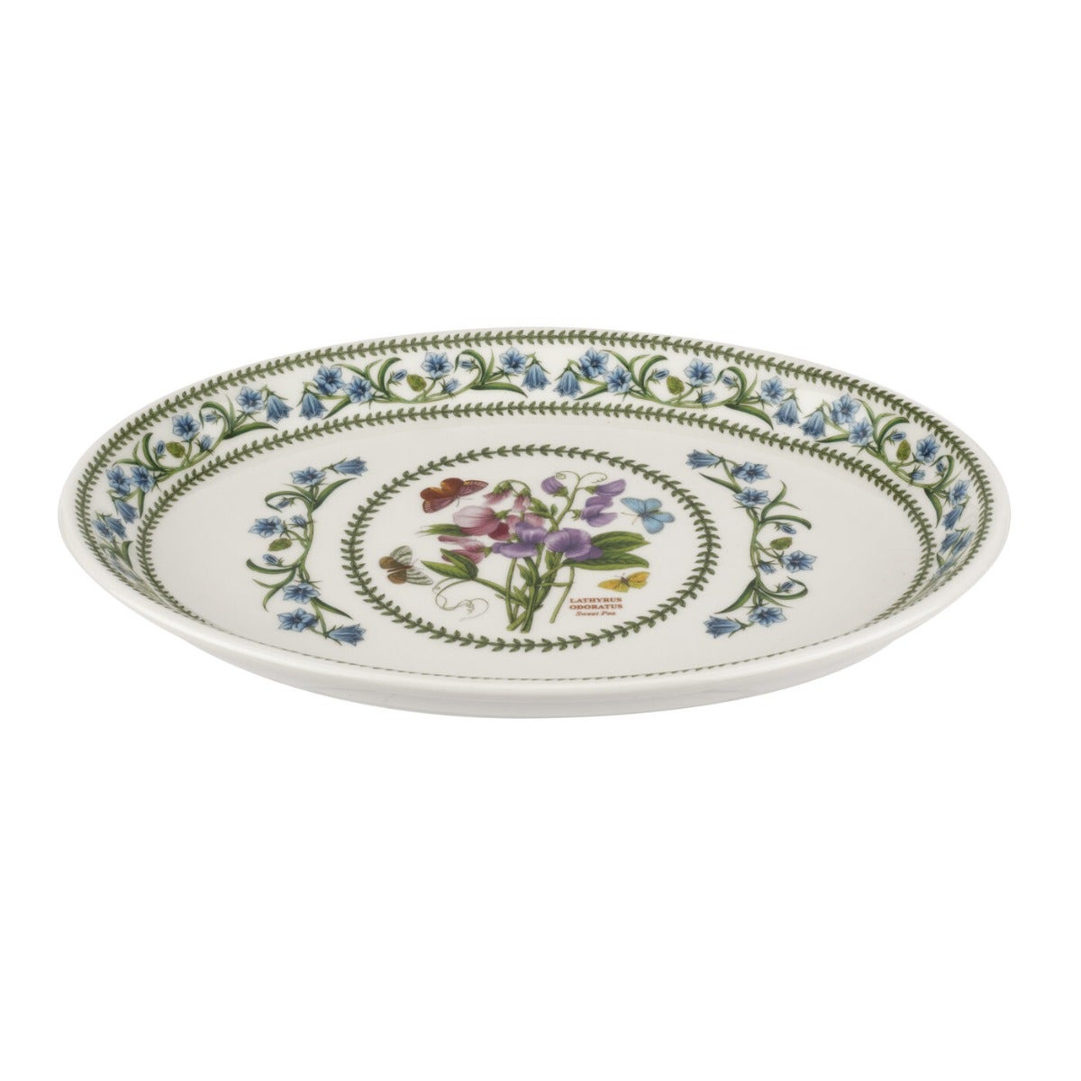 Seconds Portmeirion Variations 11 Inch Oval Platter - No Guarantee of Flower Design