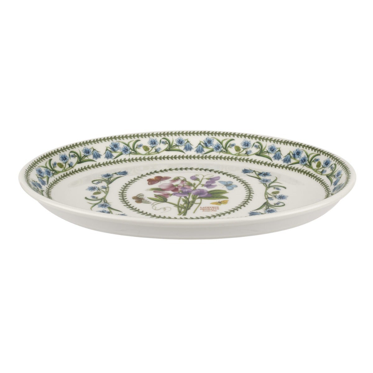 Seconds Portmeirion Variations 11 Inch Oval Platter - No Guarantee of Flower Design