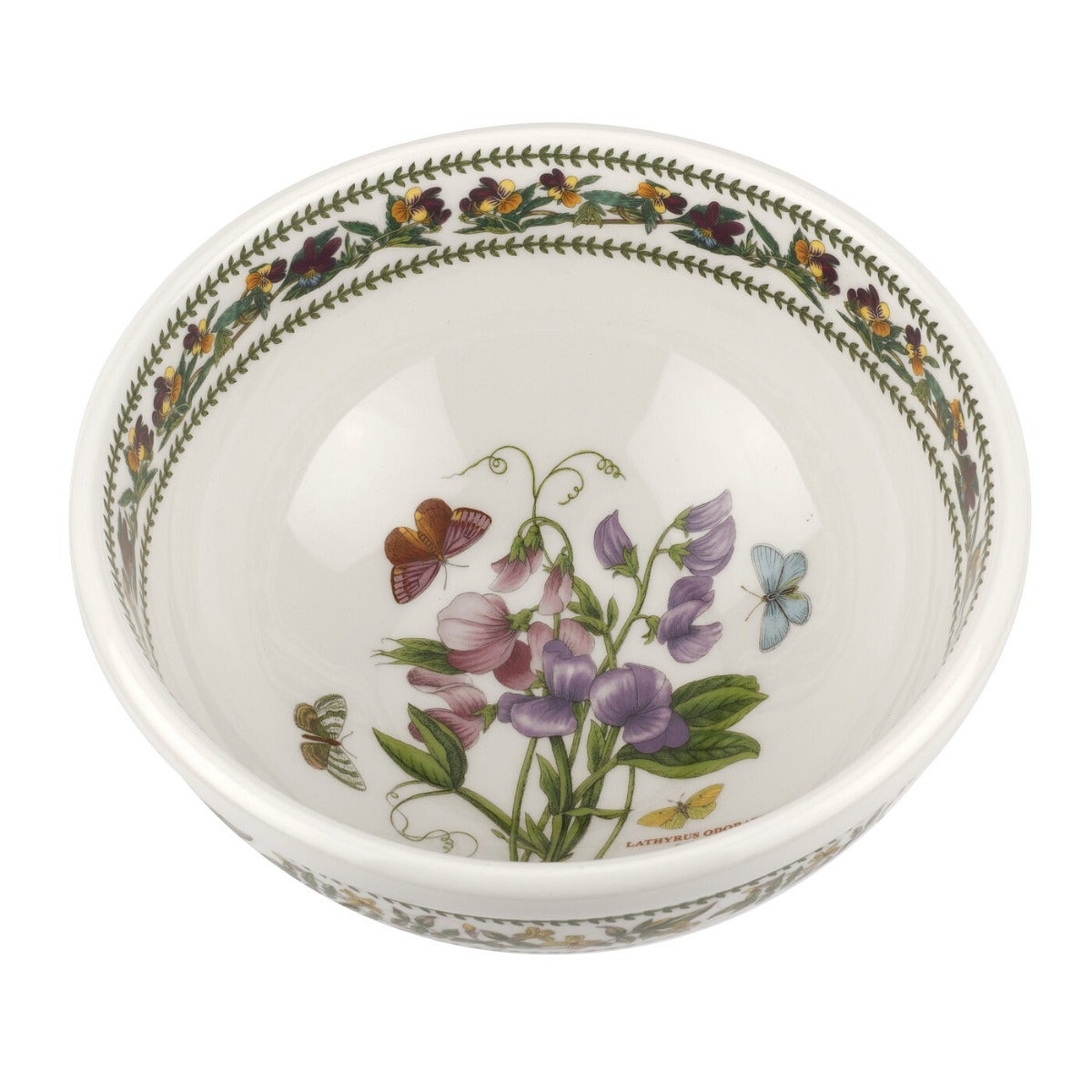 Seconds Portmeirion Variations 8 Inch Salad Bowl - No Guarantee of Flower Design