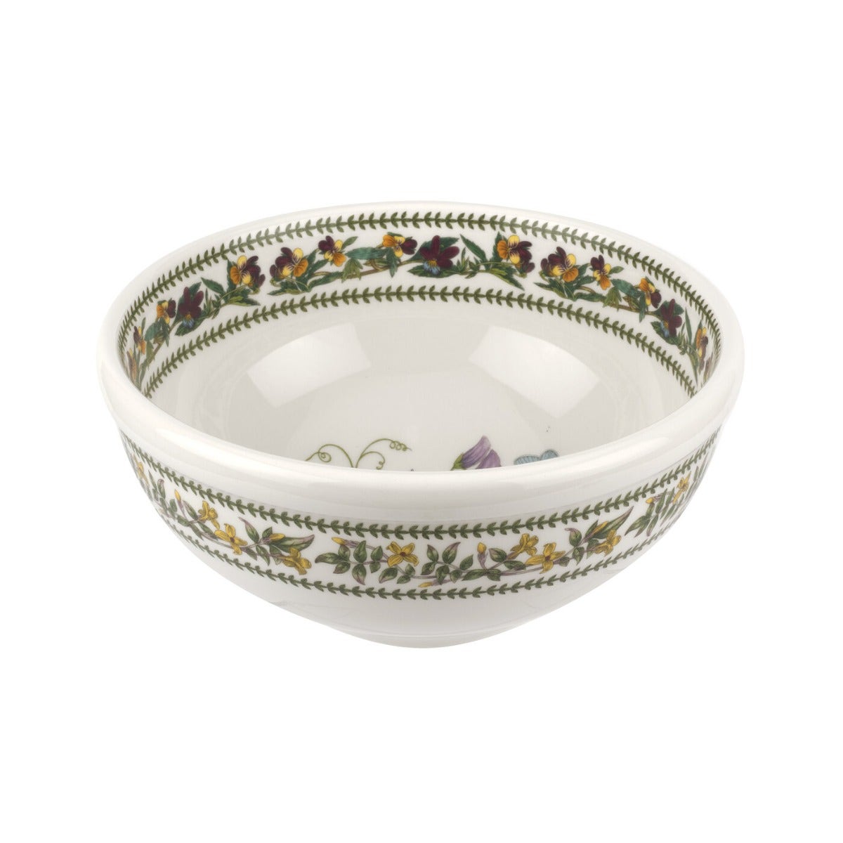 Seconds Portmeirion Variations 8 Inch Salad Bowl - No Guarantee of Flower Design