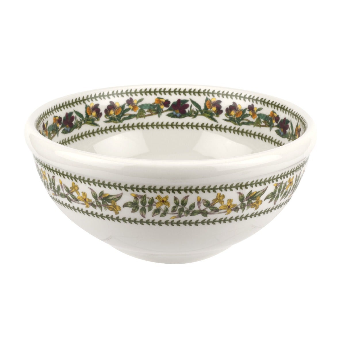 Seconds Portmeirion Variations 8 Inch Salad Bowl - No Guarantee of Flower Design