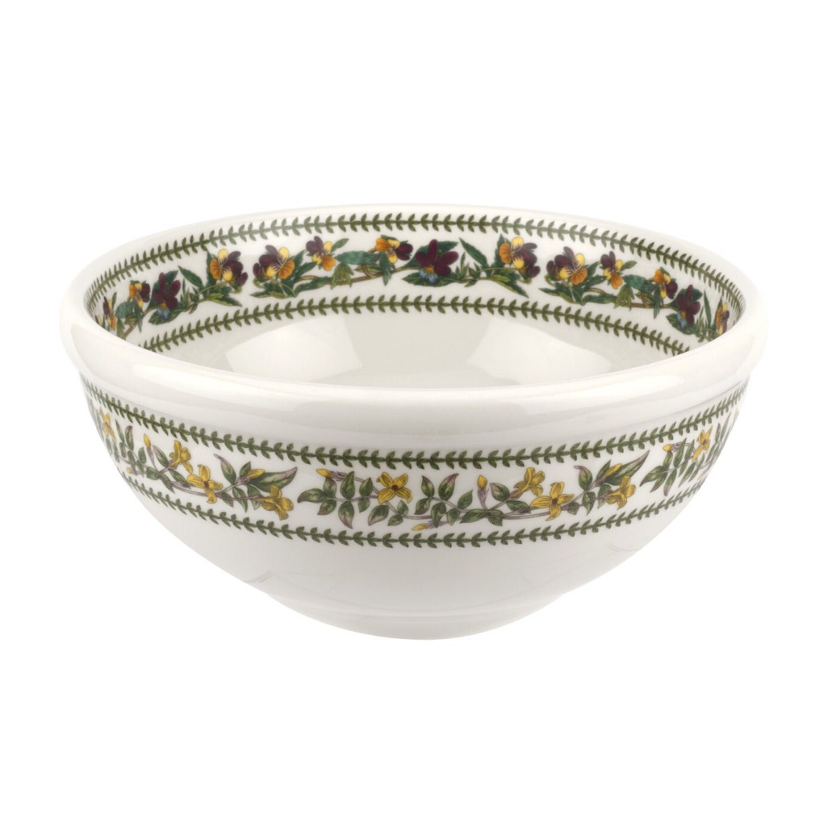 Seconds Portmeirion Variations 8 Inch Salad Bowl - No Guarantee of Flower Design