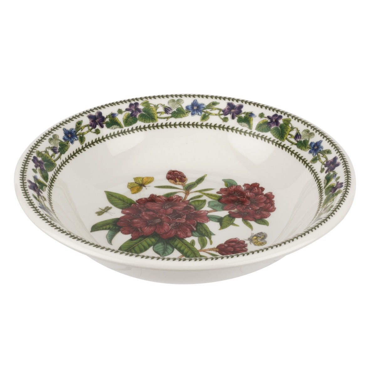 Seconds Portmeirion Variations Set Of 6 9.5 Inch Pasta Bowls - No Guarantee of Flower Design