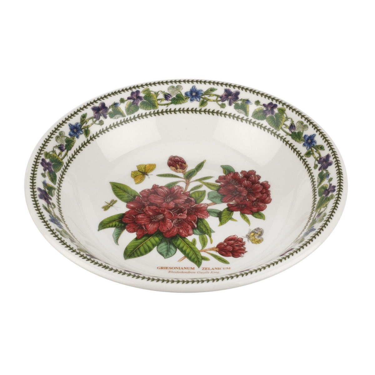 Seconds Portmeirion Variations Set Of 6 9.5 Inch Pasta Bowls - No Guarantee of Flower Design