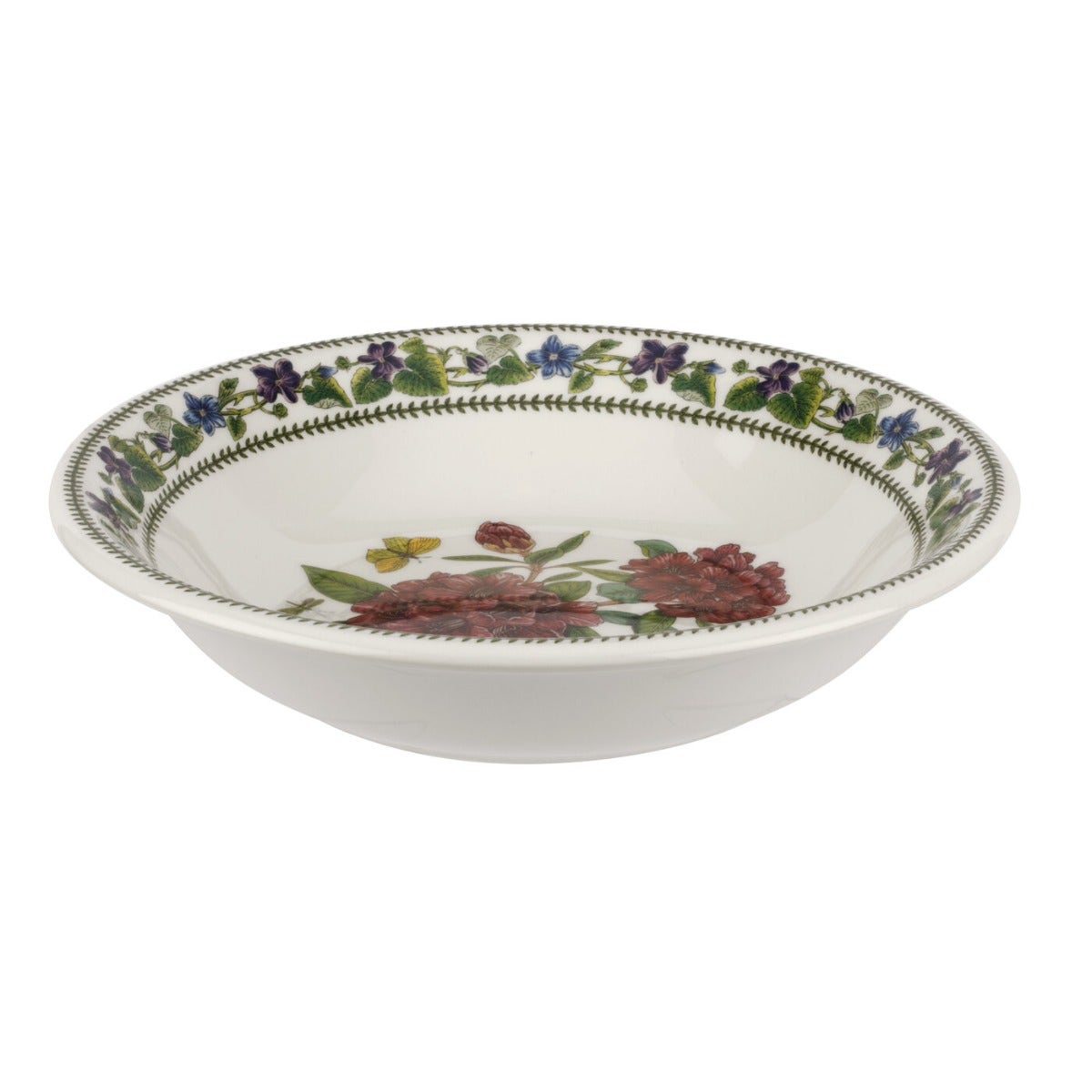 Seconds Portmeirion Variations Set Of 6 9.5 Inch Pasta Bowls - No Guarantee of Flower Design