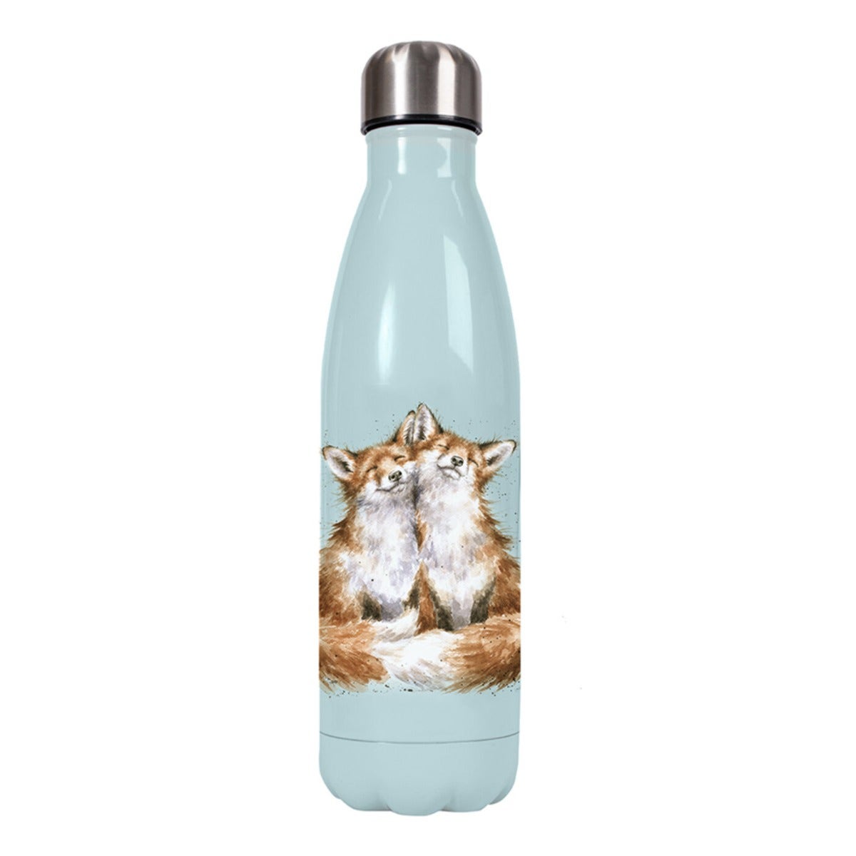 Royal Worcester Wrendale Designs Foxes Water Bottle