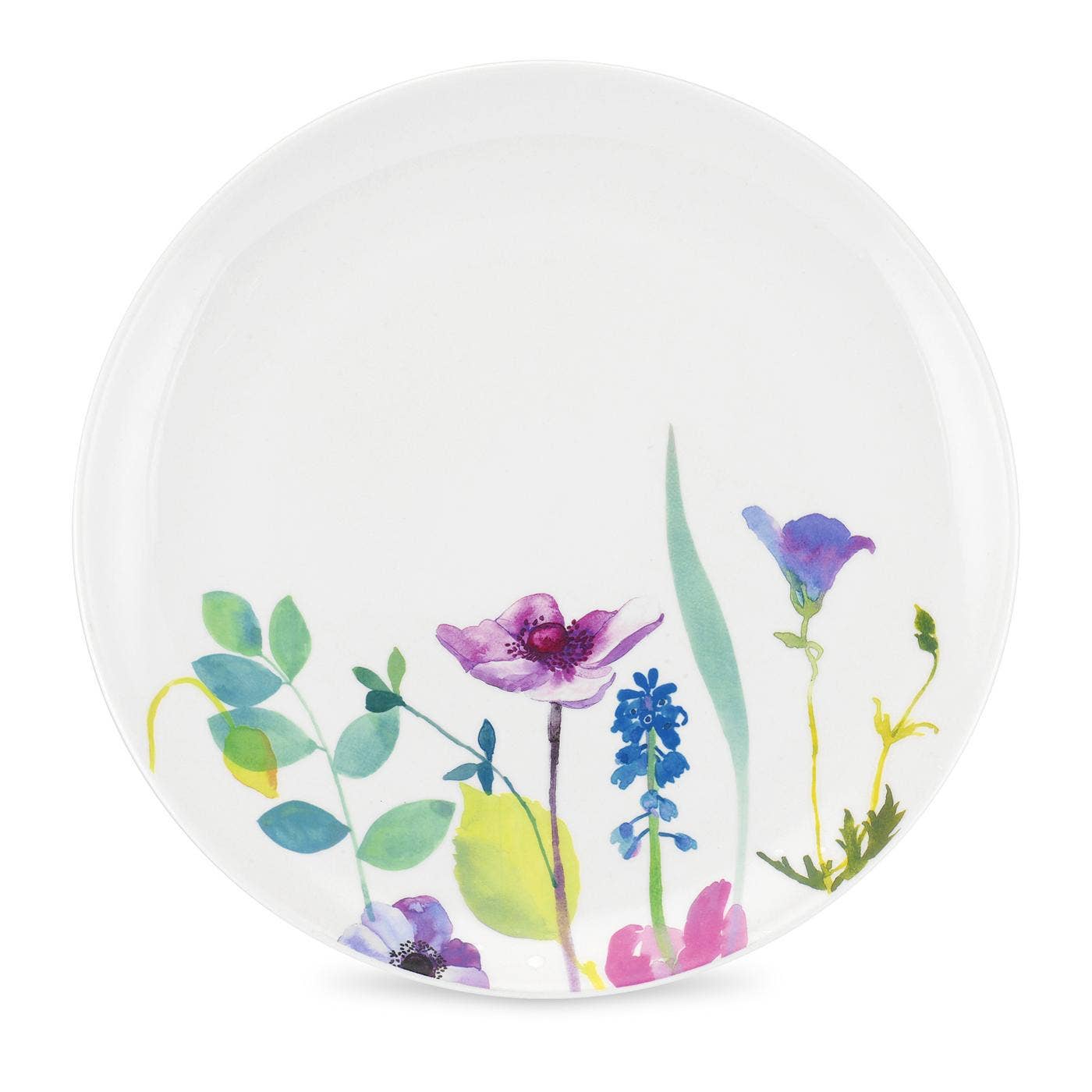 Water Garden Set of 4 Coupe Dinner Plates