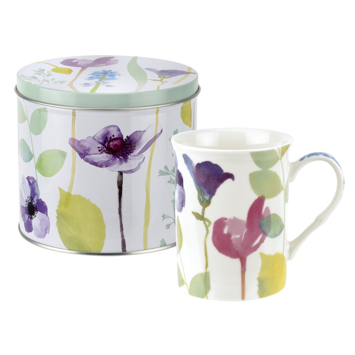 Portmeirion Water Garden Mug & Tin Set                                     