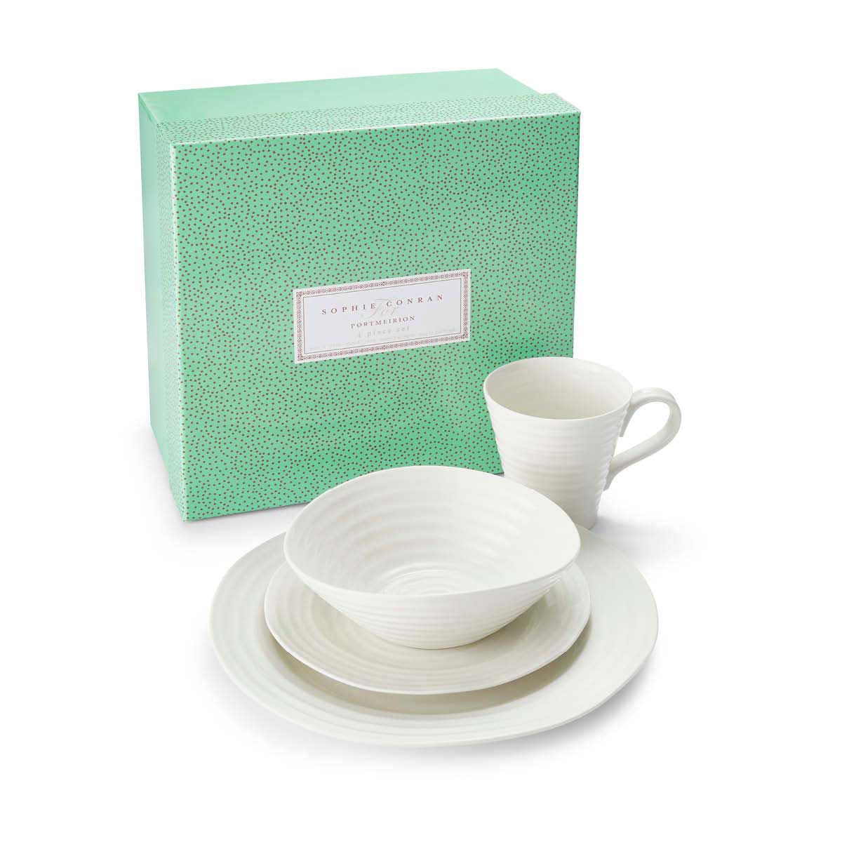 Sophie Conran for Portmeirion White 4 Piece Place Setting