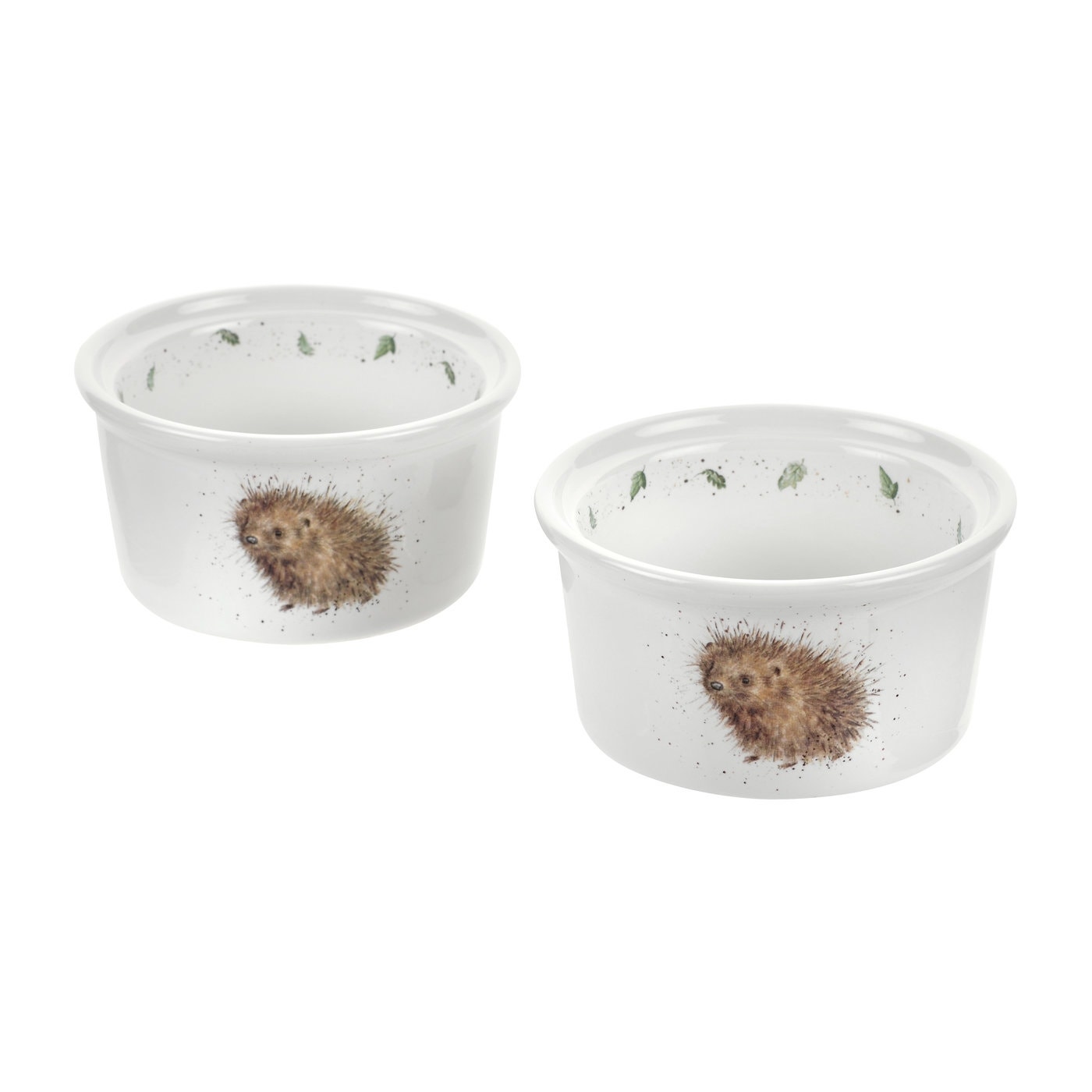 Royal Worcester Wrendale Designs Hedgehog Ramekins Set of 2