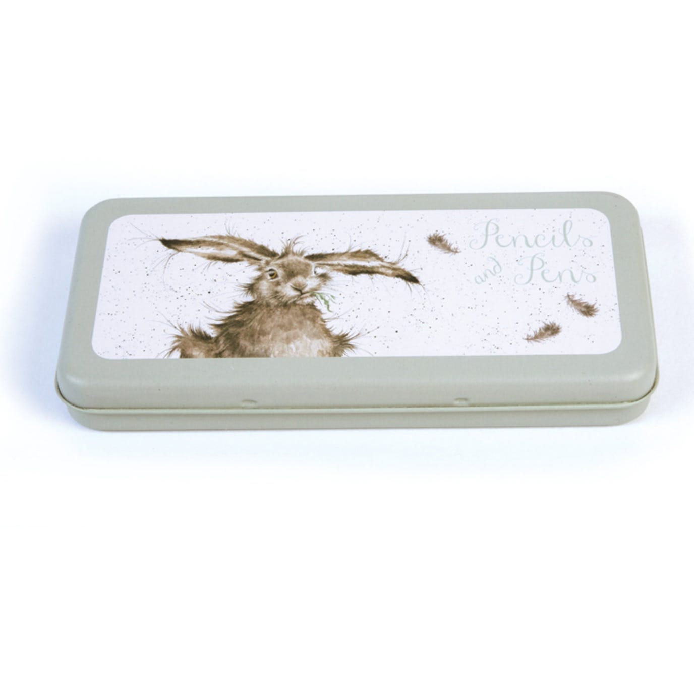 Wrendale Designs Hare Pencil Tin - Contents Not Included