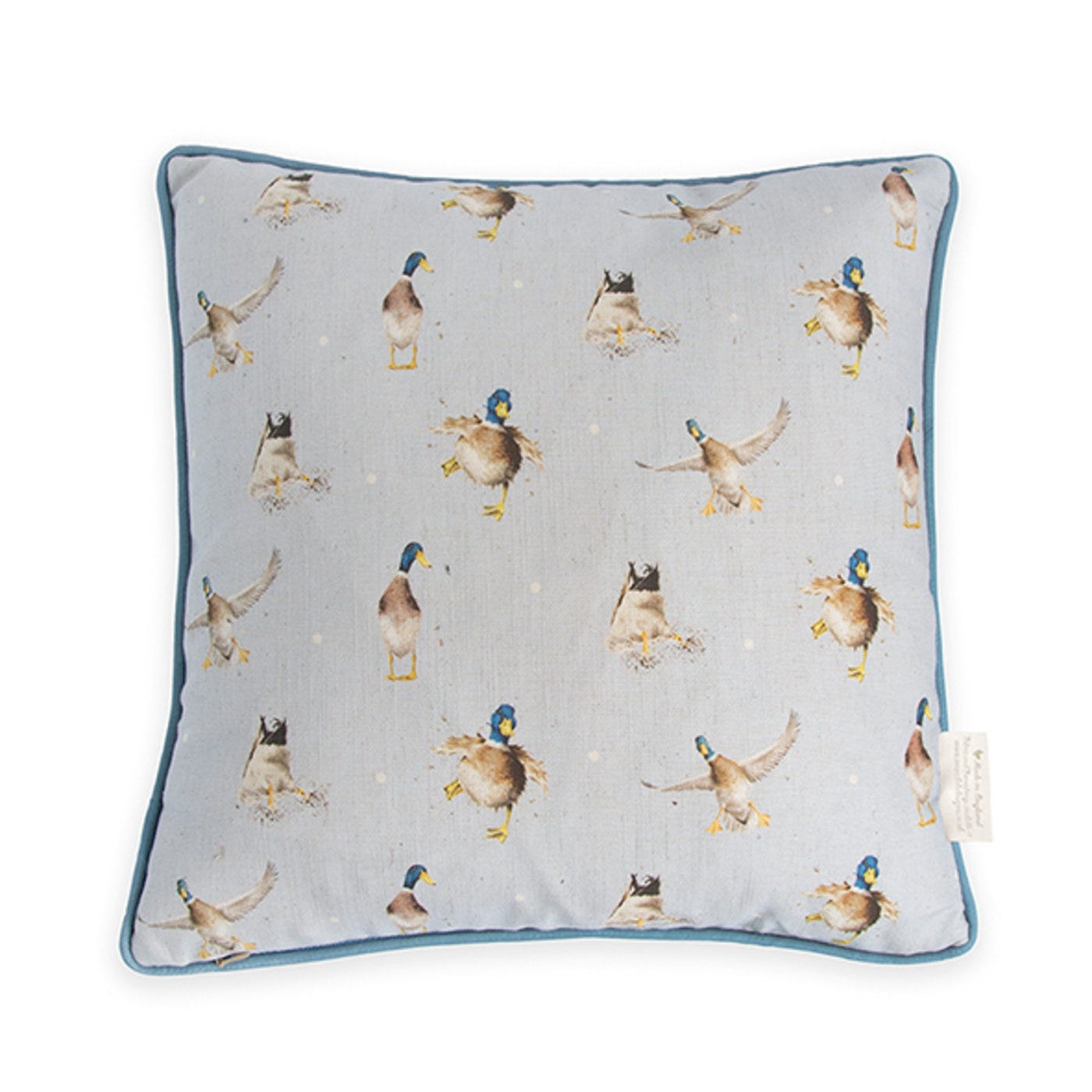 Royal Worcester Wrendale Designs A Waddle and a Quack Duck Cushion
