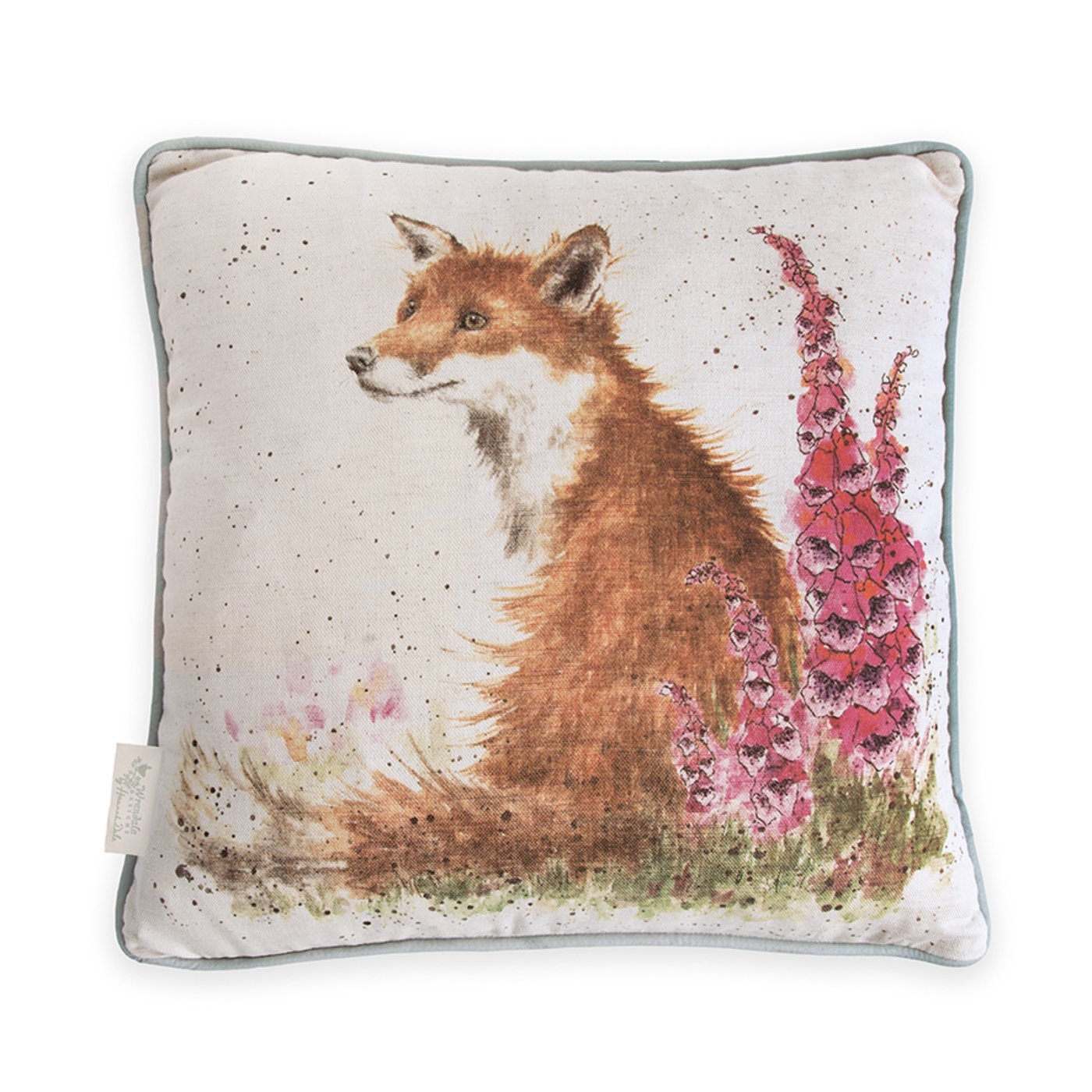 Royal Worcester Wrendale Designs Foxgloves Cushion