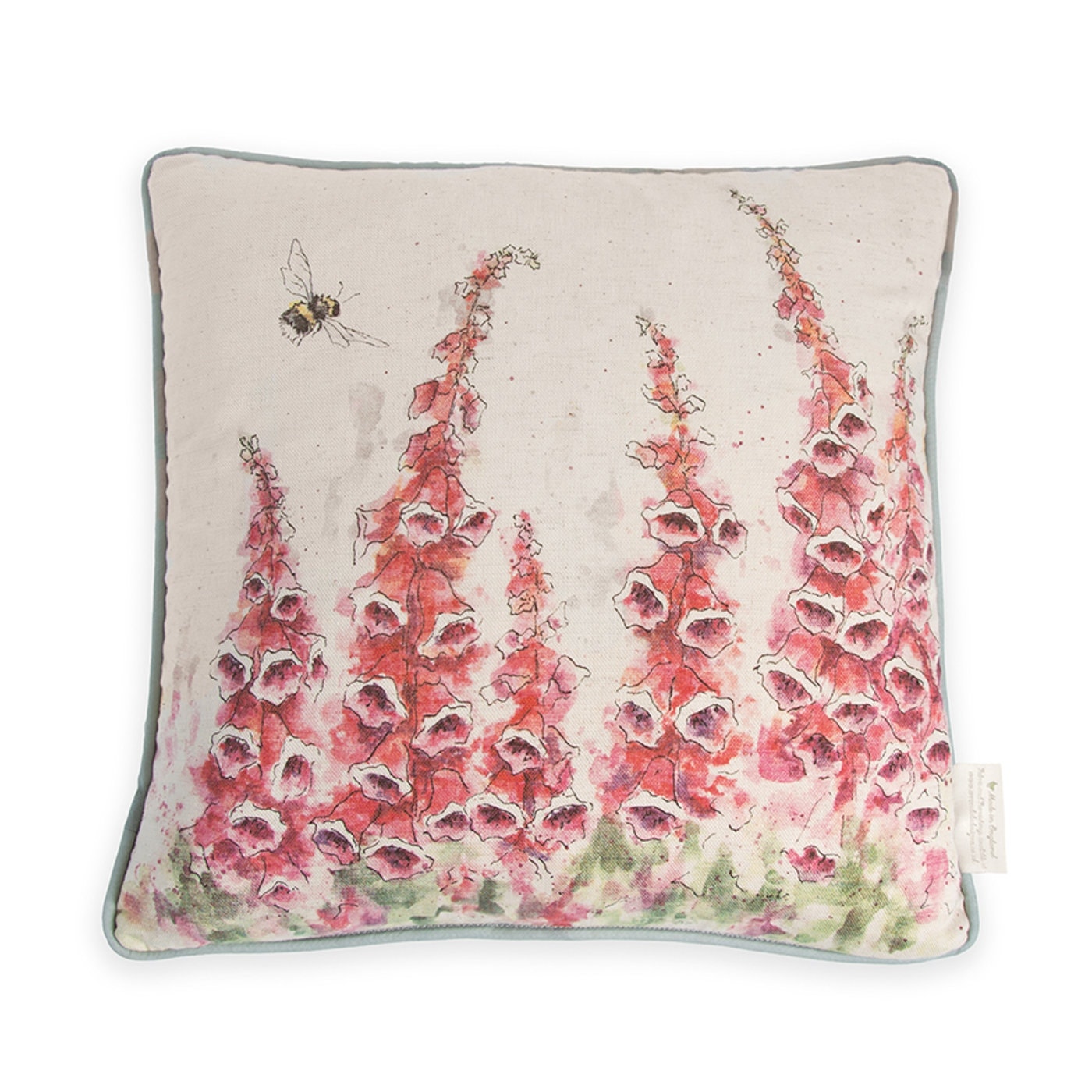 Royal Worcester Wrendale Designs Foxgloves Cushion