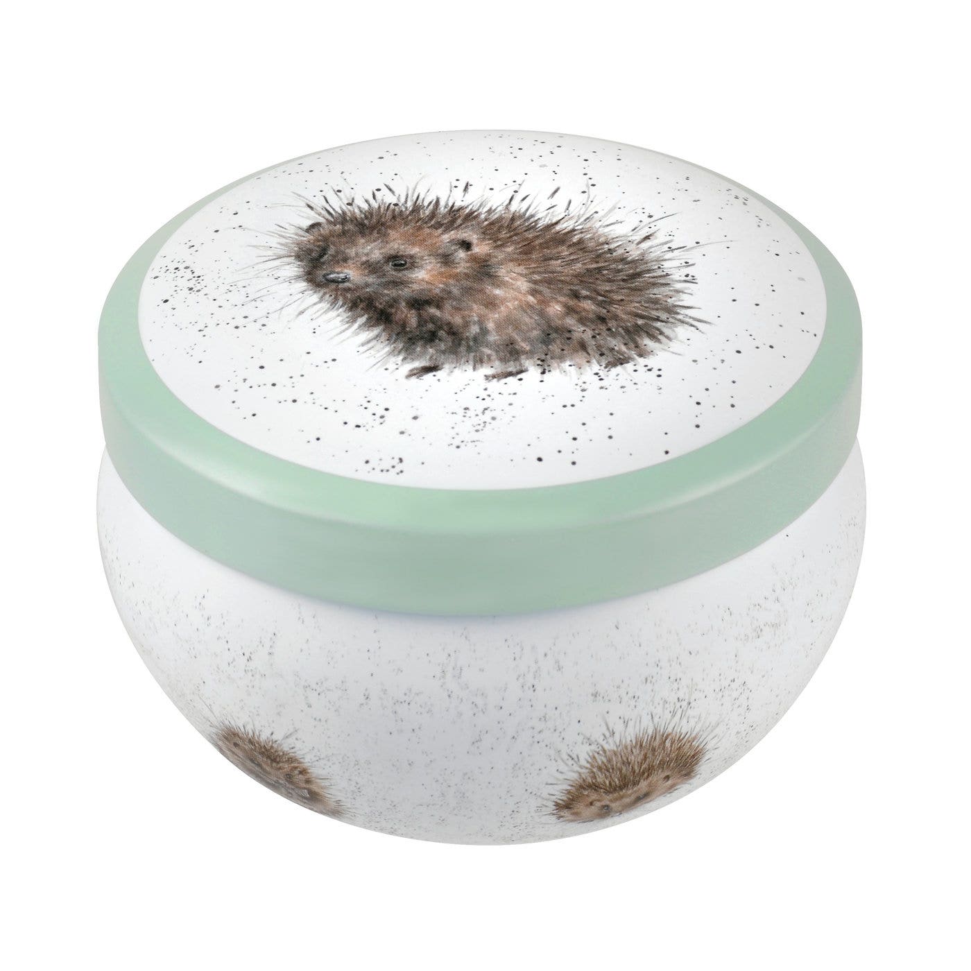 Royal Worcester Wrendale Designs Boutique Candle Tin - Awakening (hedgehog)