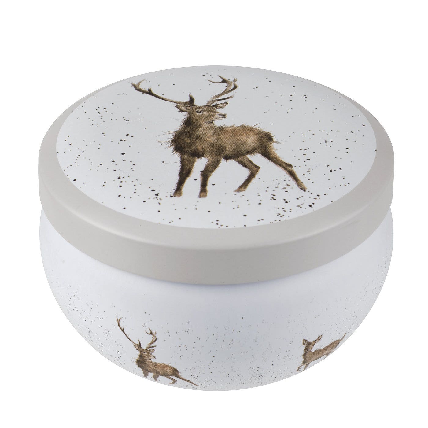 Royal Worcester Wrendale Designs Boutique Candle Tin Wild at Heart - Stag